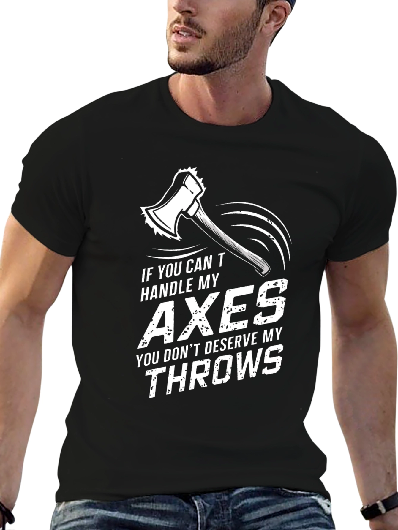 Axe Thrower Graphic Tee - Handle My Axes