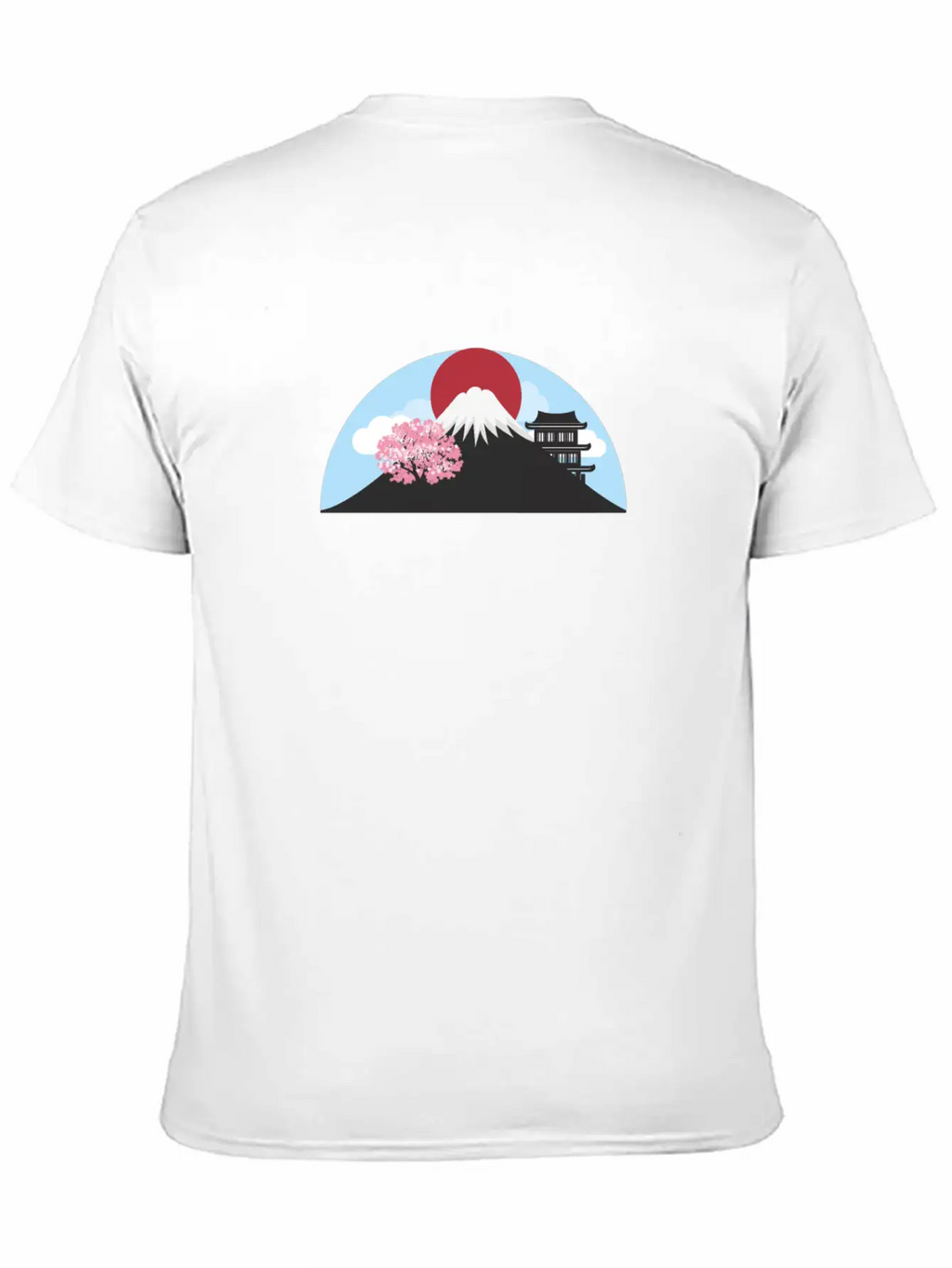 Fuji Landscape Classic Fit Graphic Tee For Daily Comfort – Unisex Cotton Shirt