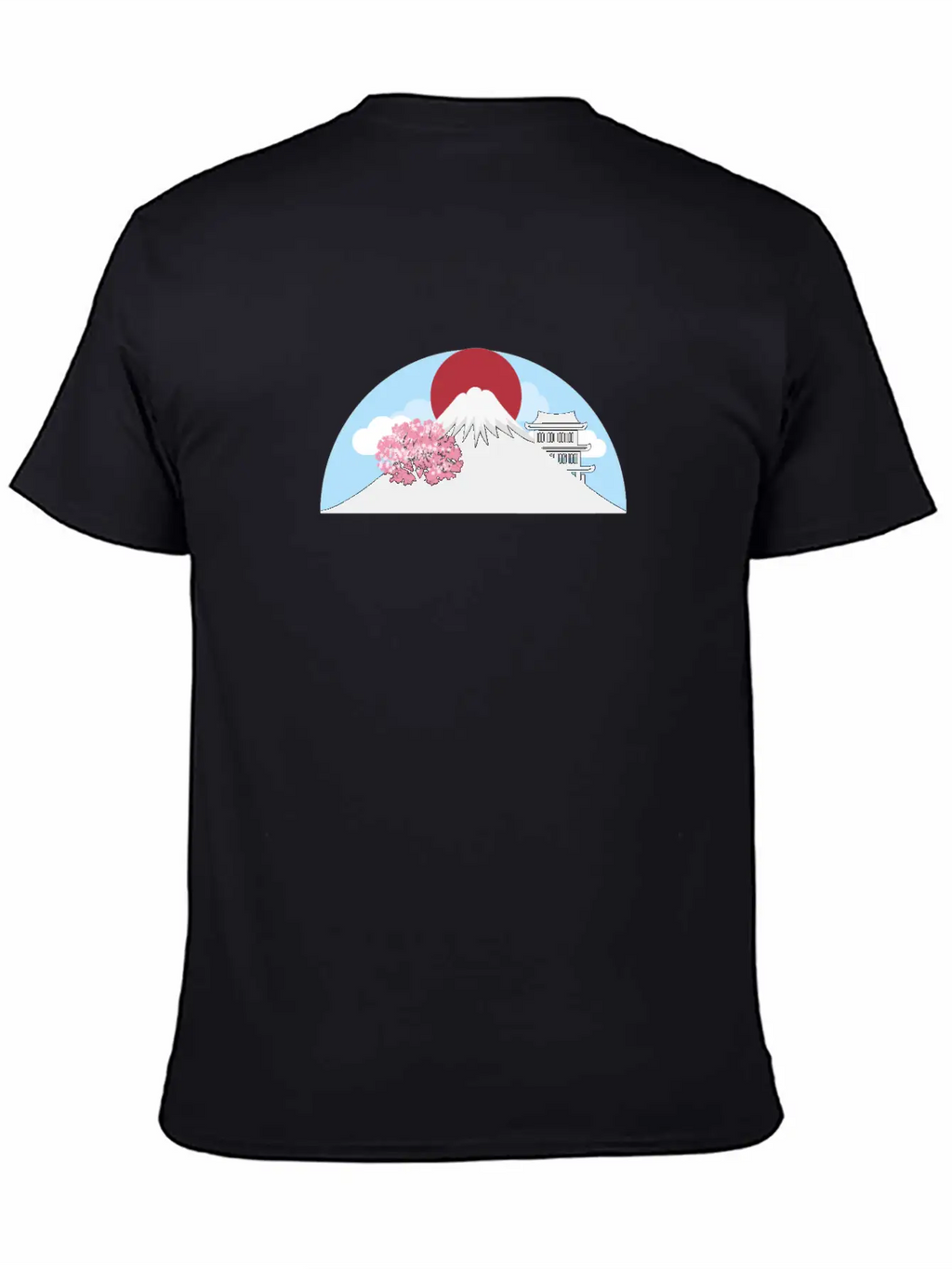 Fuji Landscape Classic Fit Graphic Tee For Daily Comfort – Unisex Cotton Shirt