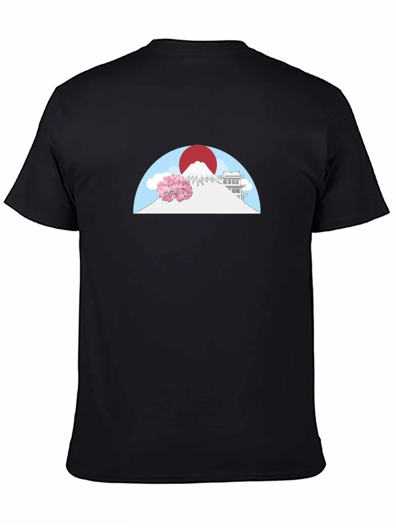 Fuji Landscape Classic Fit Graphic Tee For Daily Comfort – Unisex Cotton Shirt