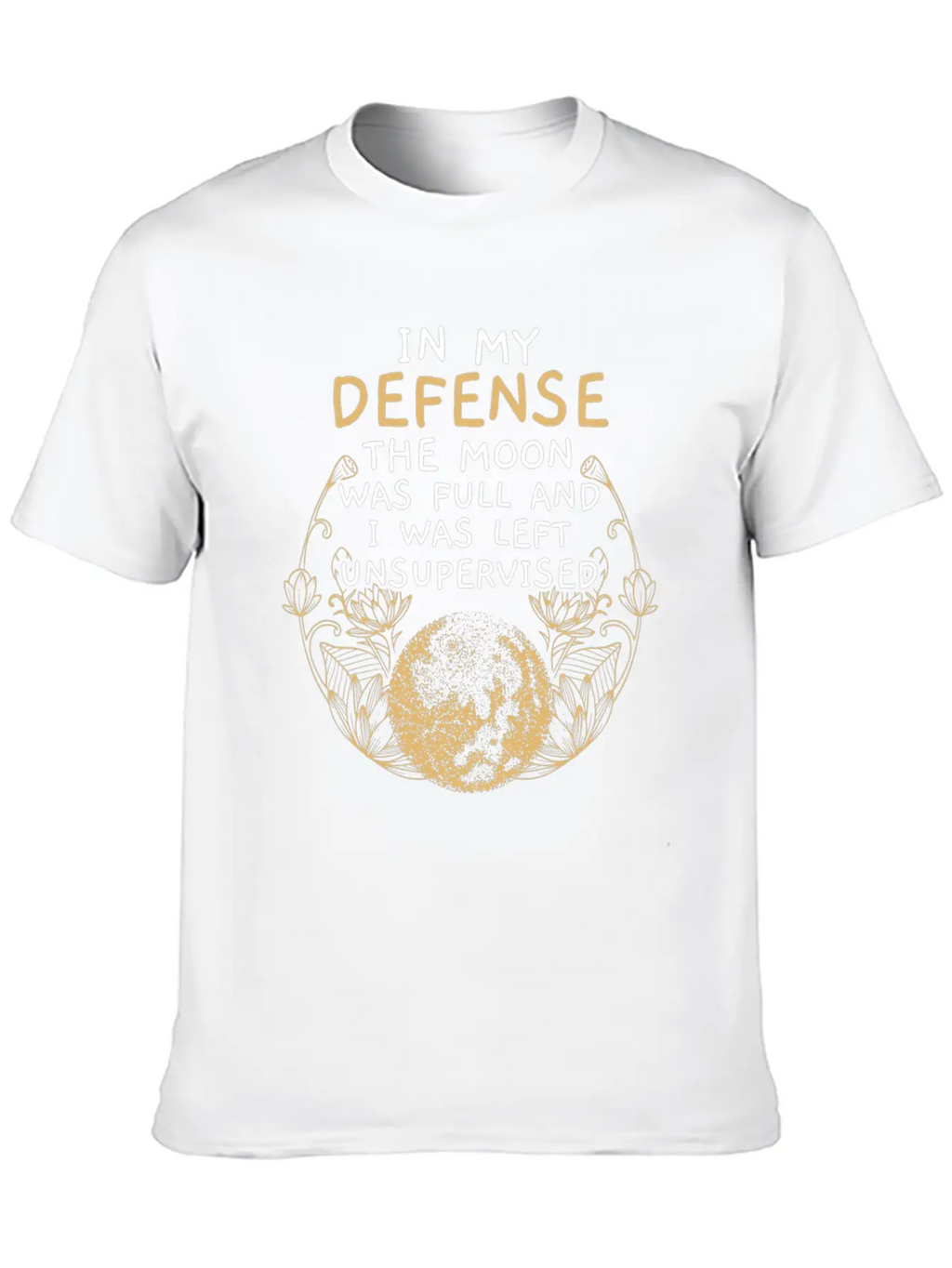 Full Moon Astrology Astronomy Eclipse Moon Phase Stylish Everyday T-Shirt – Unisex Basic Cotton Tee
