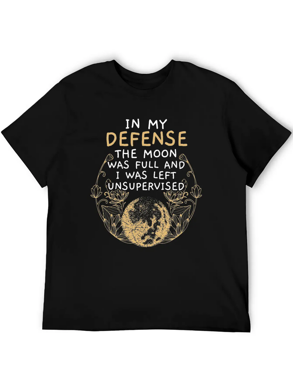 Full Moon Astrology Astronomy Eclipse Moon Phase Stylish Everyday T-Shirt – Unisex Basic Cotton Tee