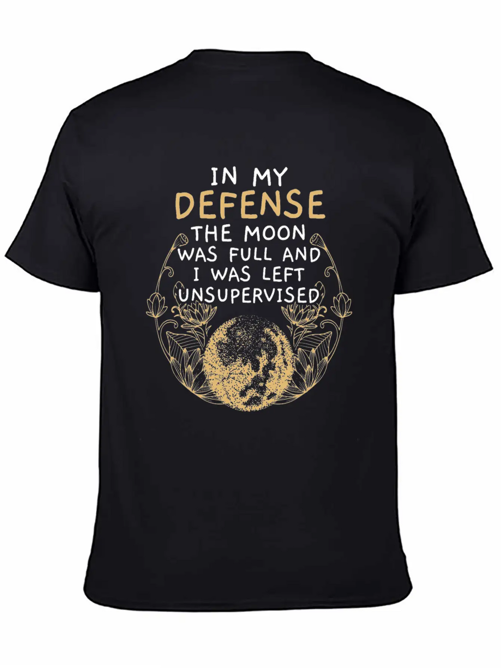 Full Moon Astrology Astronomy Eclipse Moon Phase Stylish Everyday T-Shirt – Unisex Basic Cotton Tee