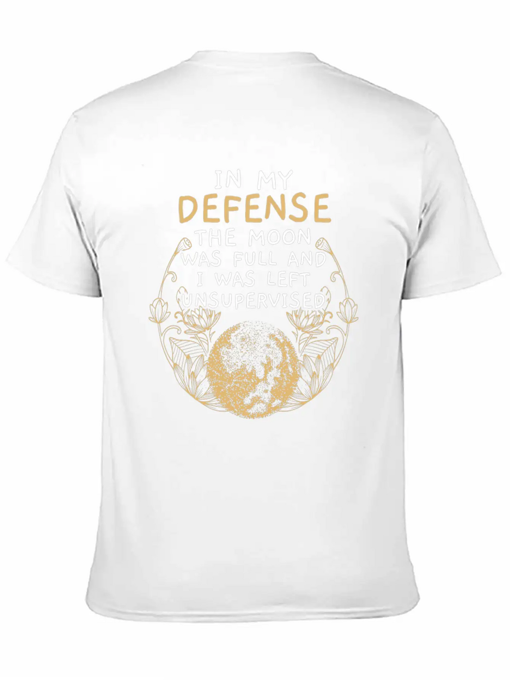 Full Moon Astrology Astronomy Eclipse Moon Phase Stylish Everyday T-Shirt – Unisex Basic Cotton Tee