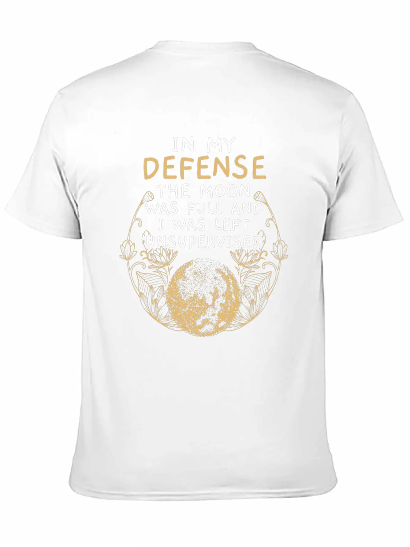 Full Moon Astrology Astronomy Eclipse Moon Phase Stylish Everyday T-Shirt – Unisex Basic Cotton Tee