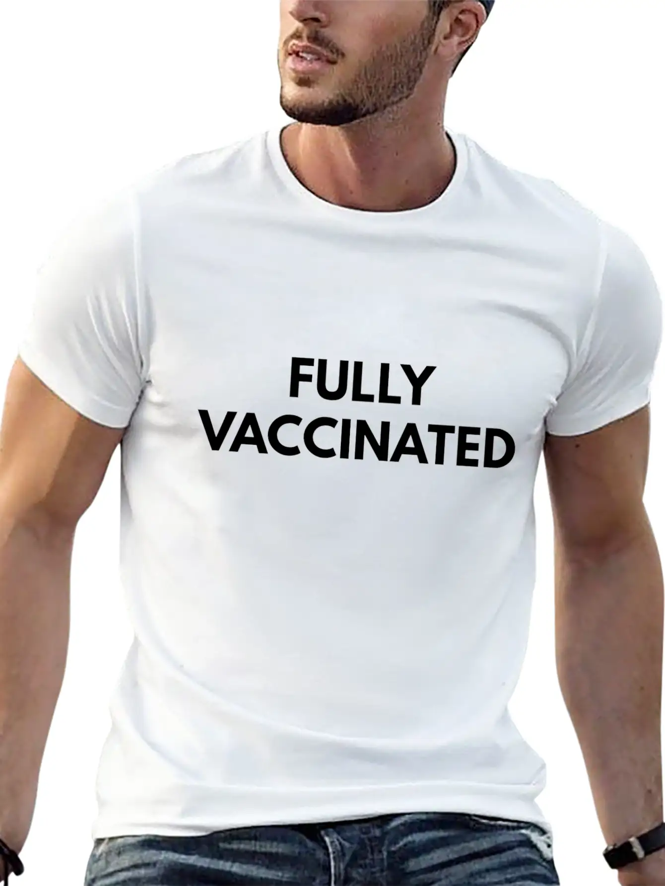 Fully Vaccinated Had The Vaccine Jab Unisex Casual T-Shirt – Clean Design For Daily Comfort