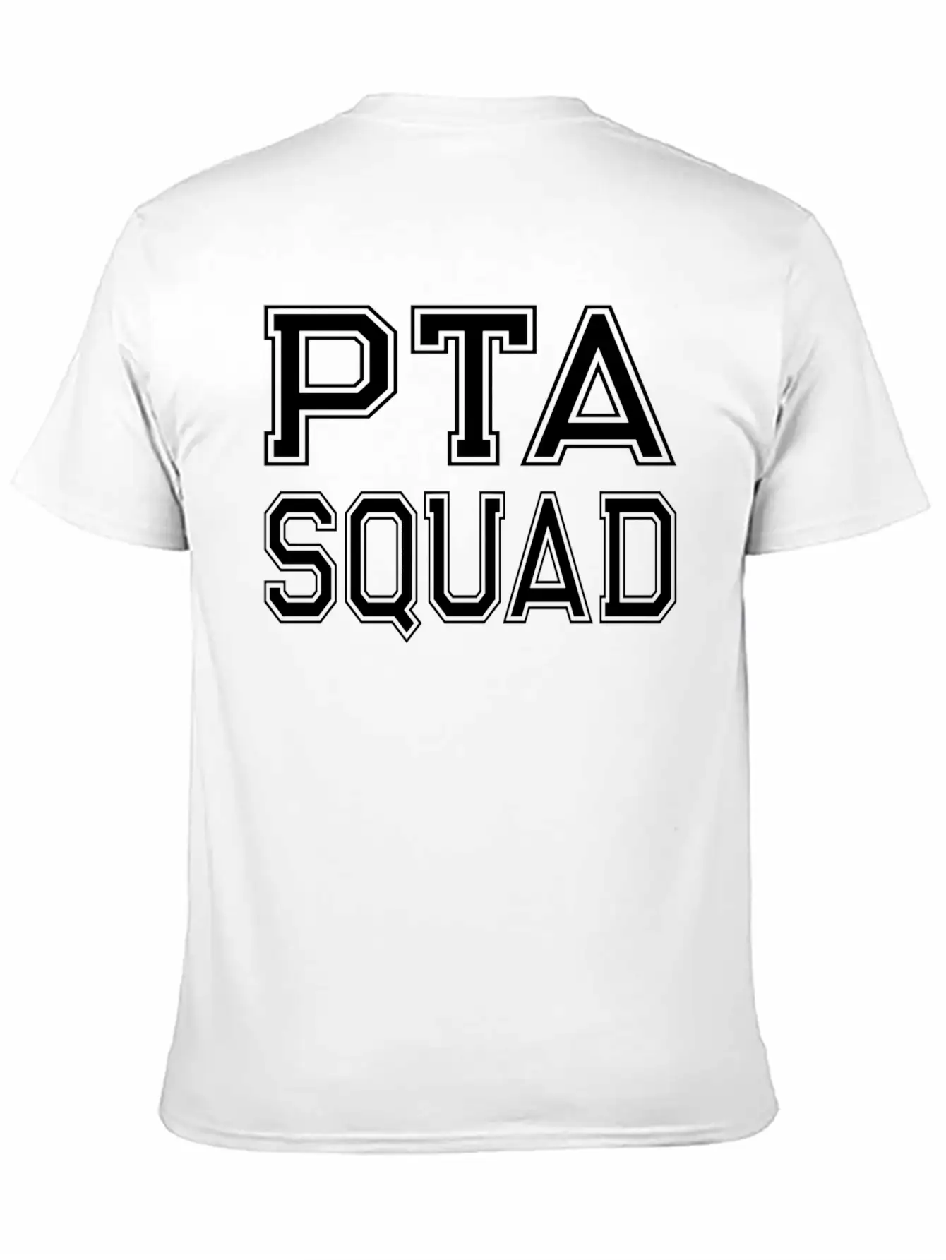 Fun Pta Squad Parent Teacher Organization Associat Unisex Short Sleeve Soft Cotton T-Shirt – Casual Everyday Wear