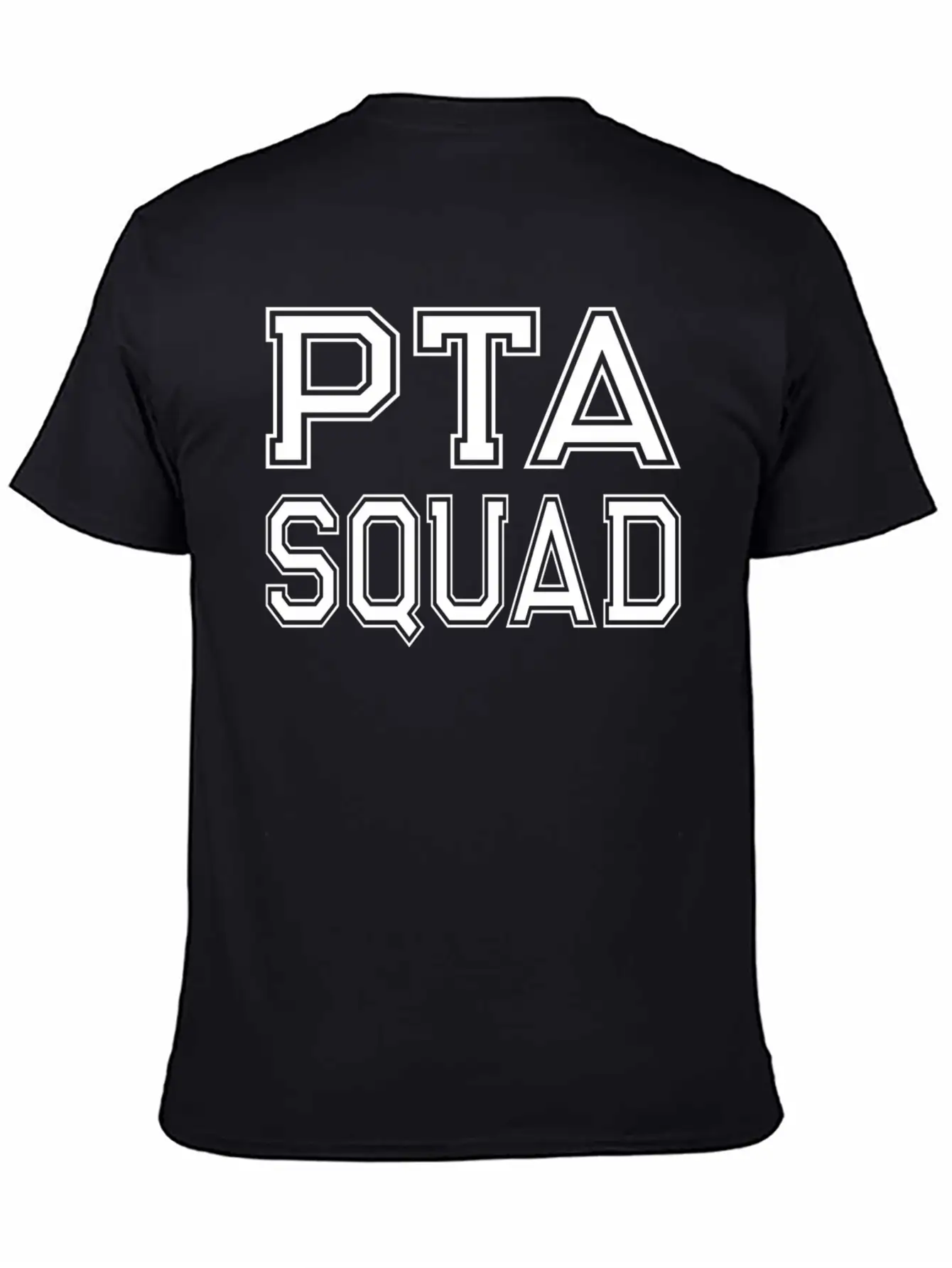 Fun Pta Squad Parent Teacher Organization Associat Unisex Short Sleeve Soft Cotton T-Shirt – Casual Everyday Wear
