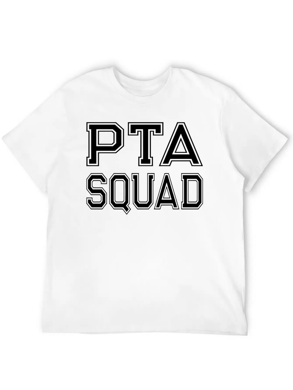 Fun Pta Squad Parent Teacher Organization Associat Unisex Short Sleeve Soft Cotton T-Shirt – Casual Everyday Wear