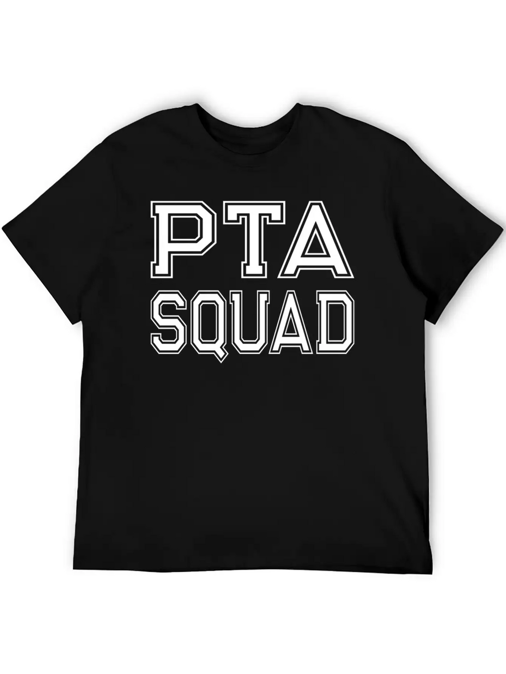 Fun Pta Squad Parent Teacher Organization Associat Unisex Short Sleeve Soft Cotton T-Shirt – Casual Everyday Wear