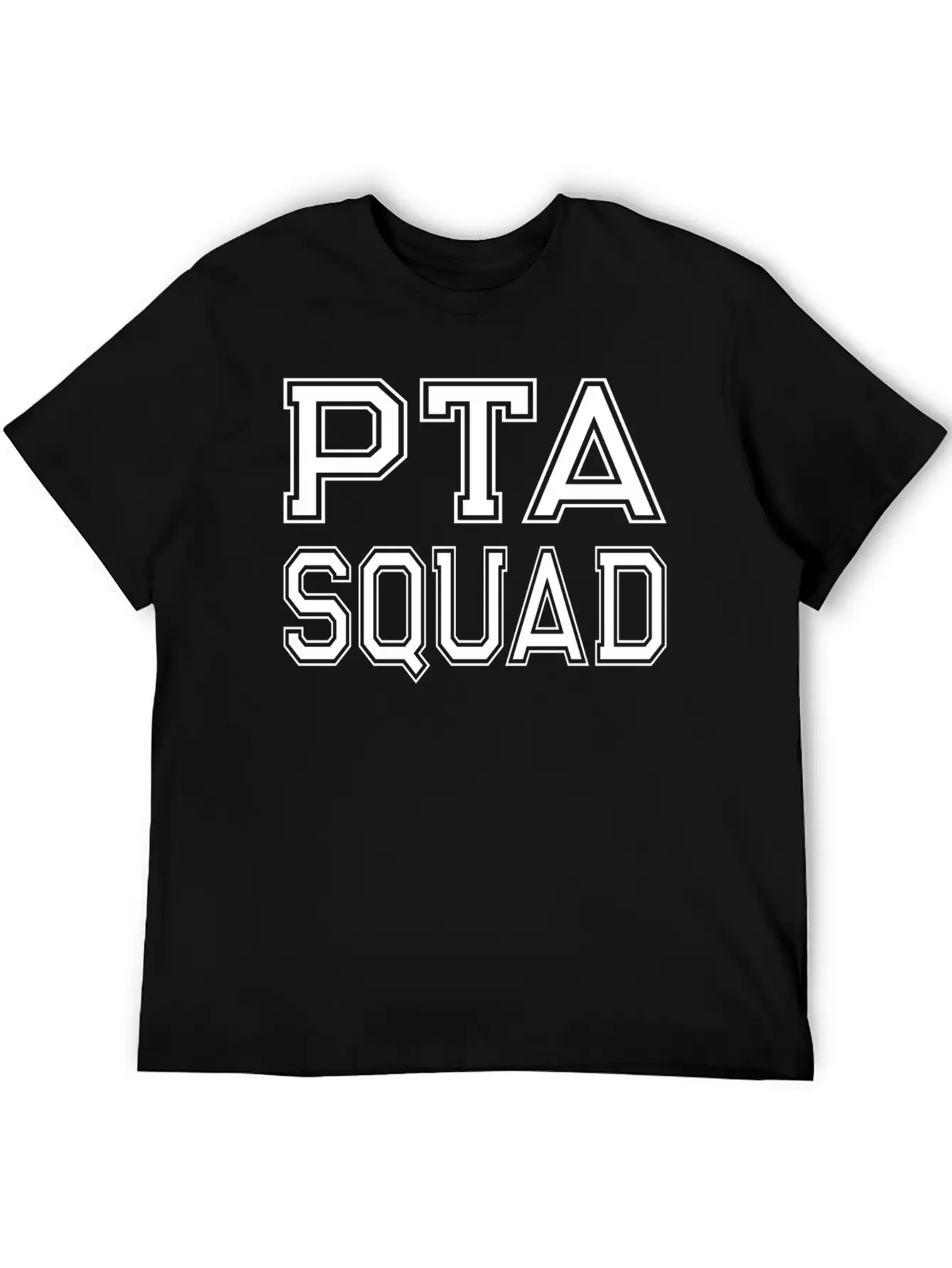 Fun Pta Squad Parent Teacher Organization Associat Unisex Short Sleeve Soft Cotton T-Shirt – Casual Everyday Wear