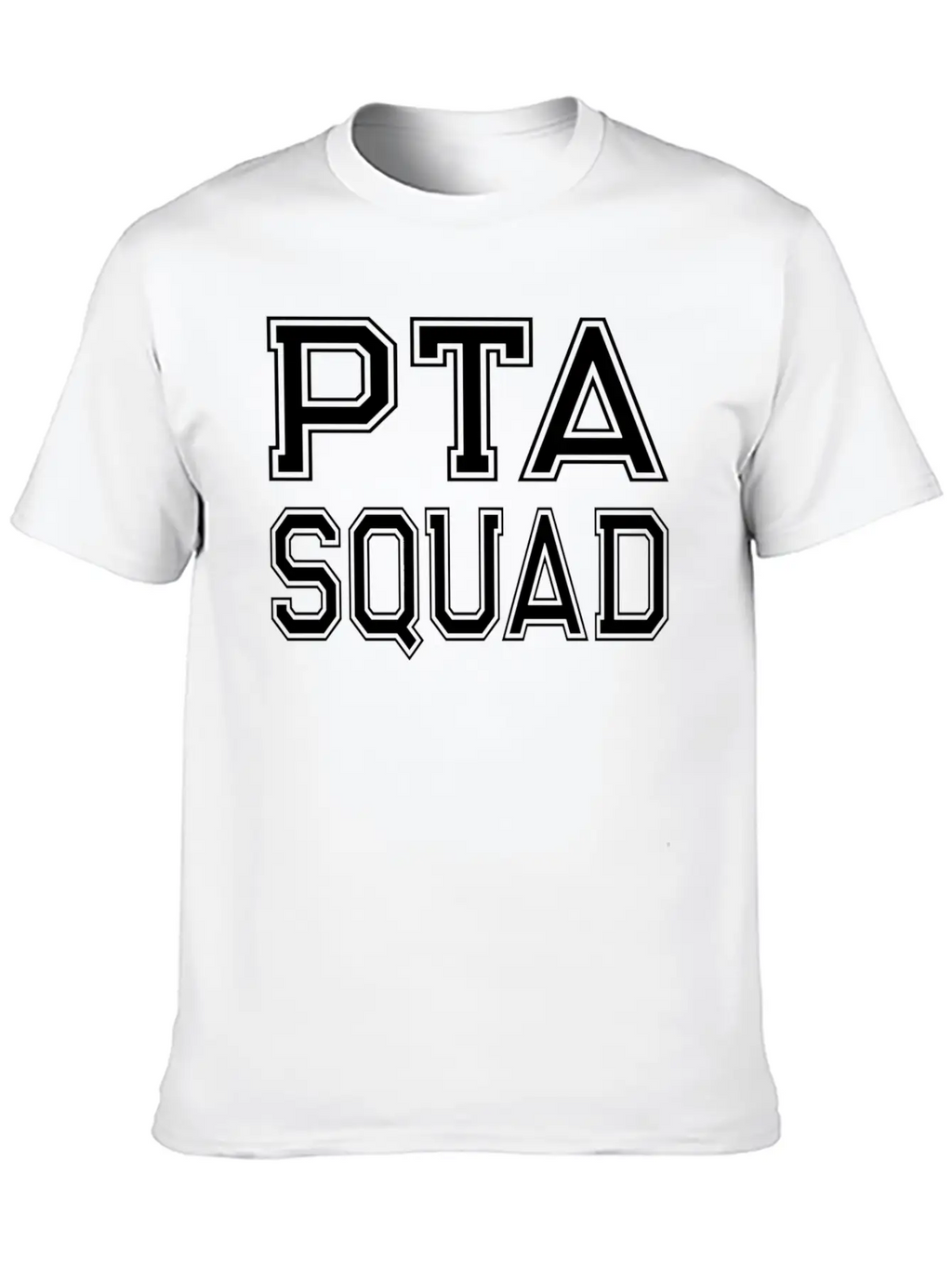 Fun Pta Squad Parent Teacher Organization Associat Unisex Short Sleeve Soft Cotton T-Shirt – Casual Everyday Wear