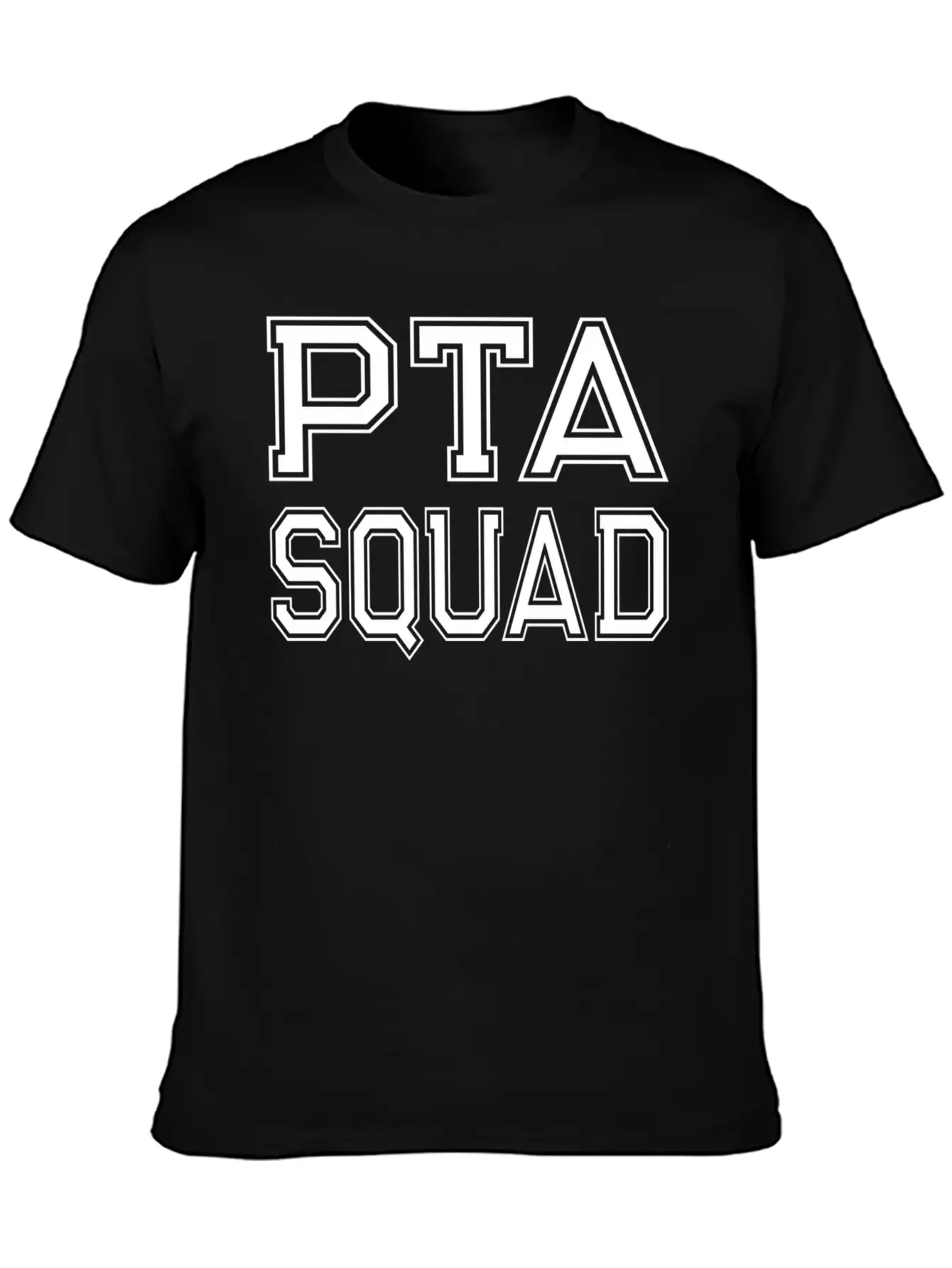 Fun Pta Squad Parent Teacher Organization Associat Unisex Short Sleeve Soft Cotton T-Shirt – Casual Everyday Wear