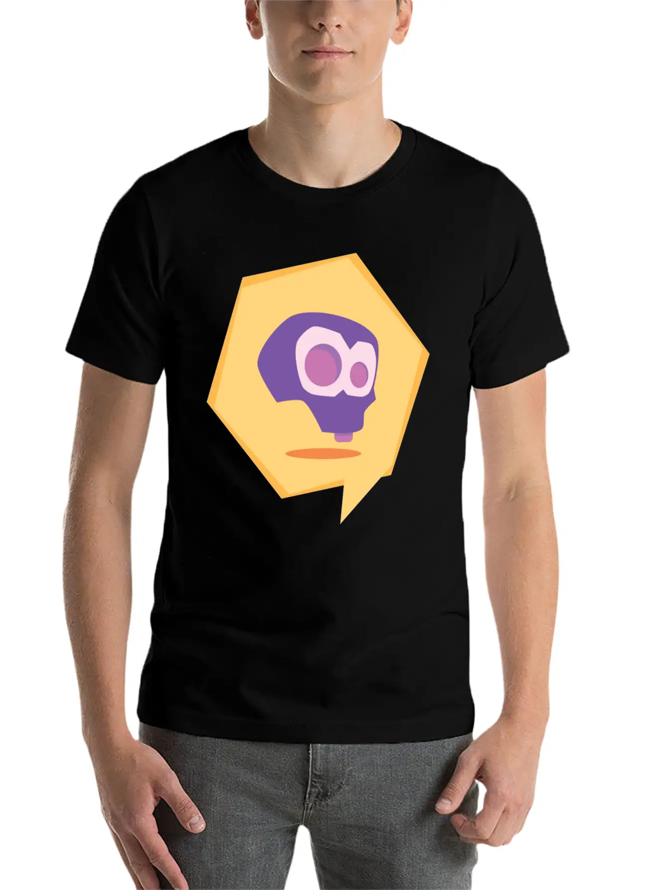 Fun Skull Design Breathable Graphic T-Shirt – Perfect For Casual Days