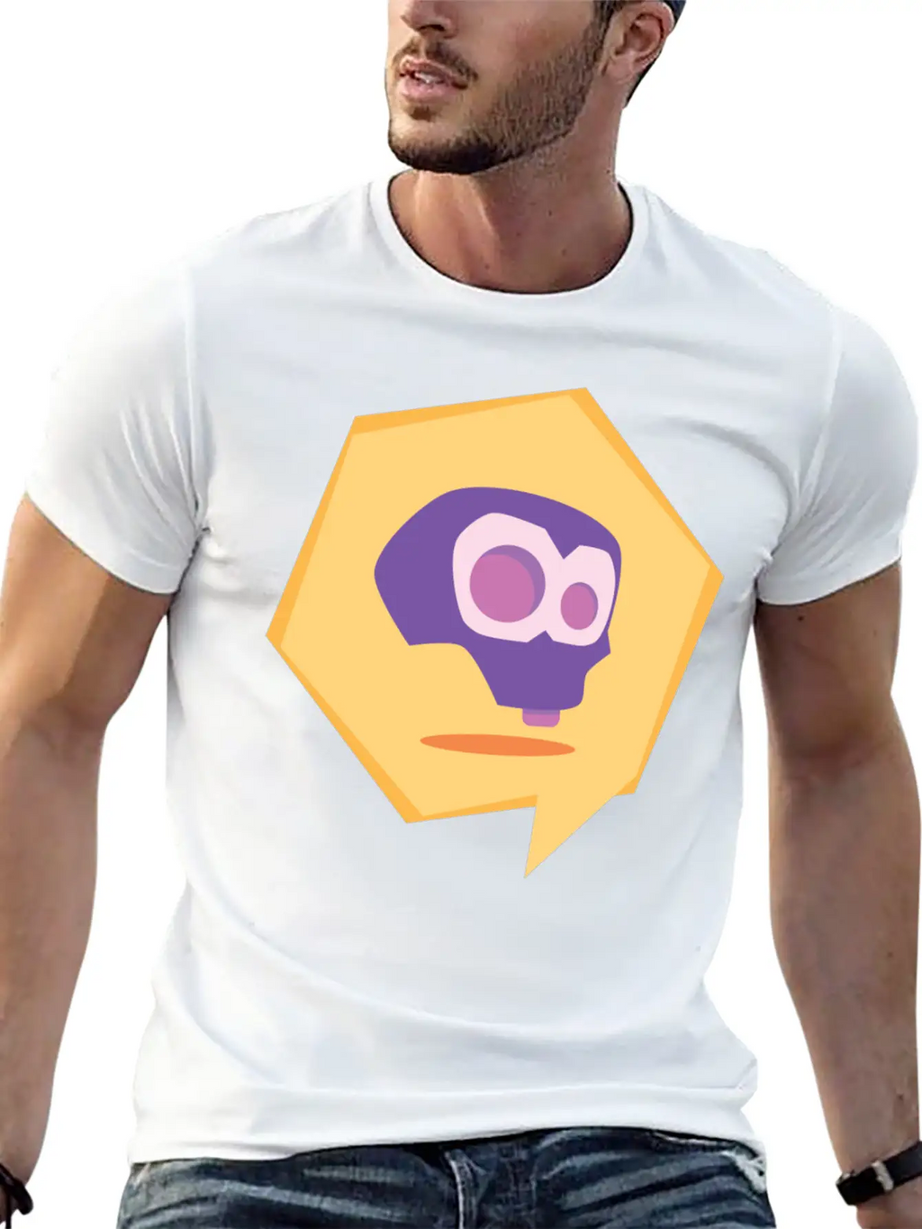 Fun Skull Design Breathable Graphic T-Shirt – Perfect For Casual Days