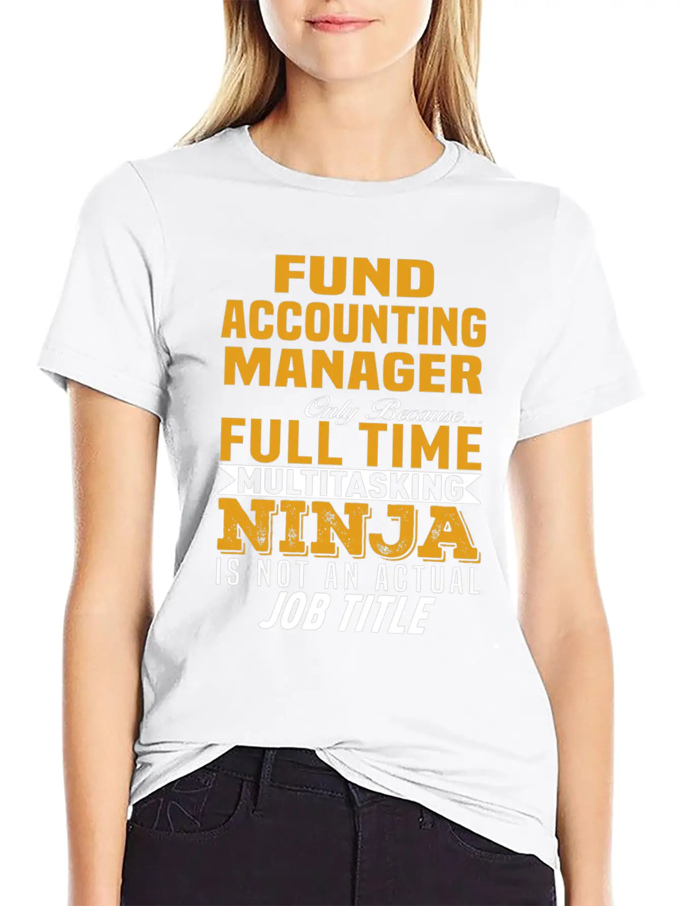 Fund Accounting Manager Unisex Short Sleeve Soft Cotton T-Shirt – Casual Everyday Wear