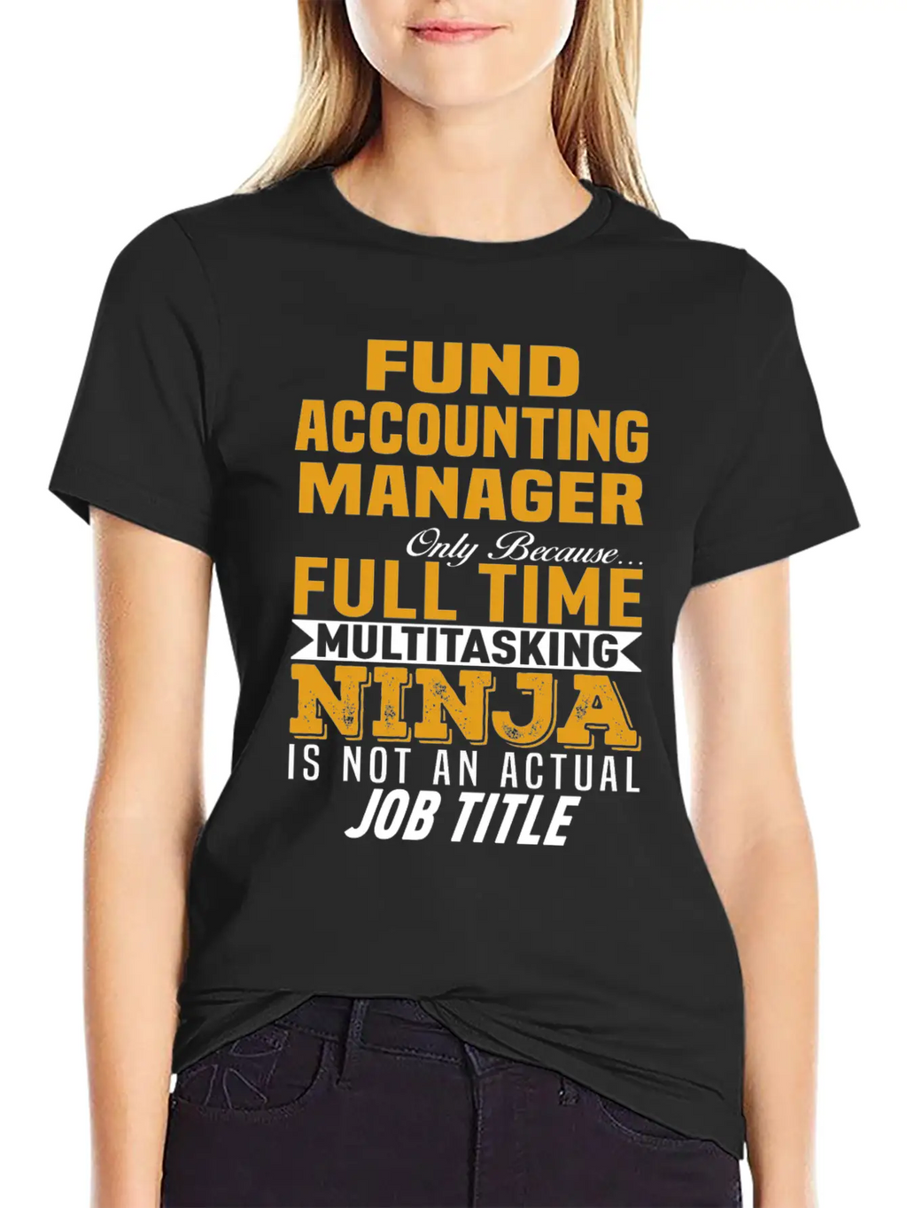 Fund Accounting Manager Unisex Short Sleeve Soft Cotton T-Shirt – Casual Everyday Wear