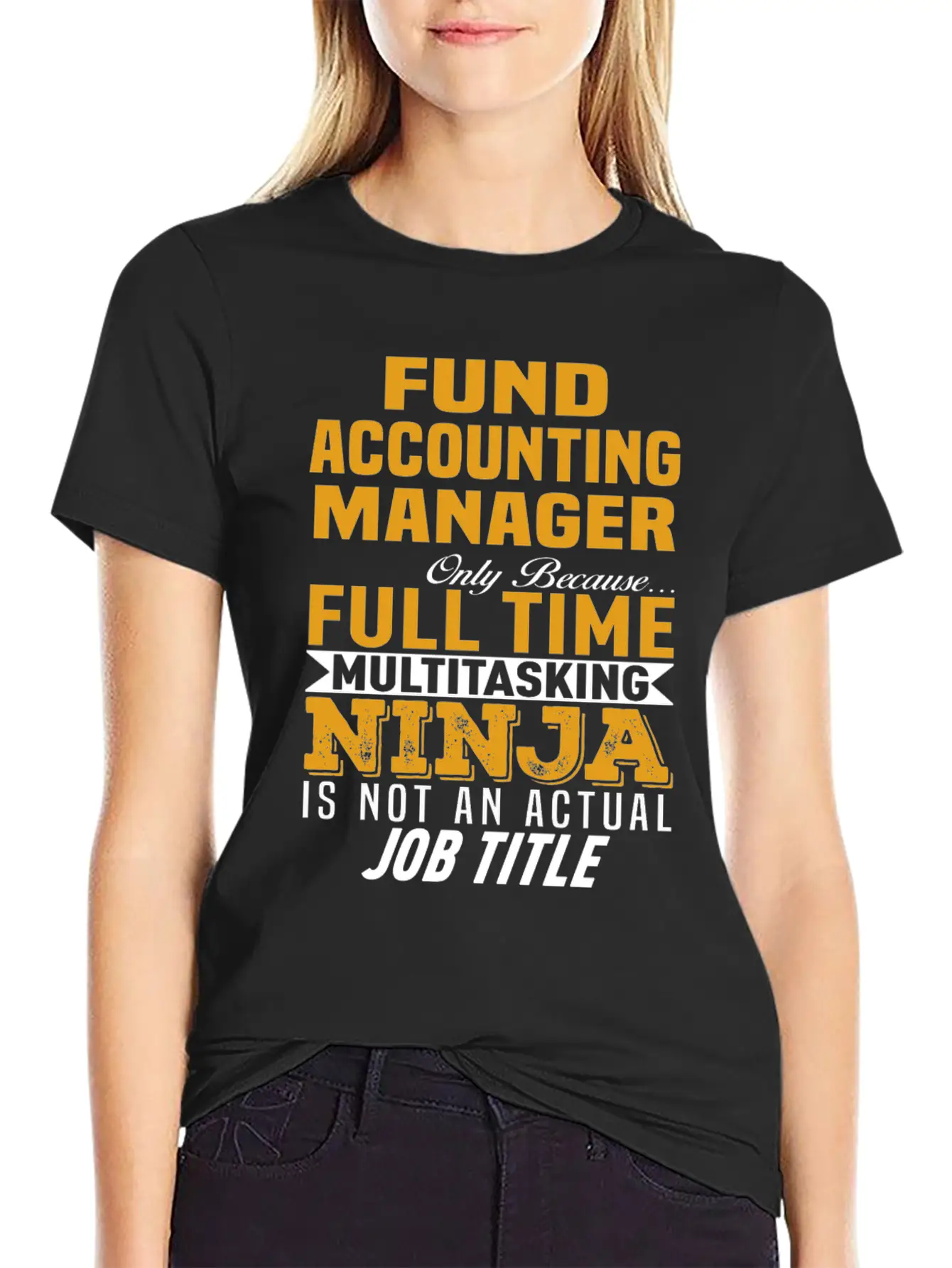 Fund Accounting Manager Unisex Short Sleeve Soft Cotton T-Shirt – Casual Everyday Wear