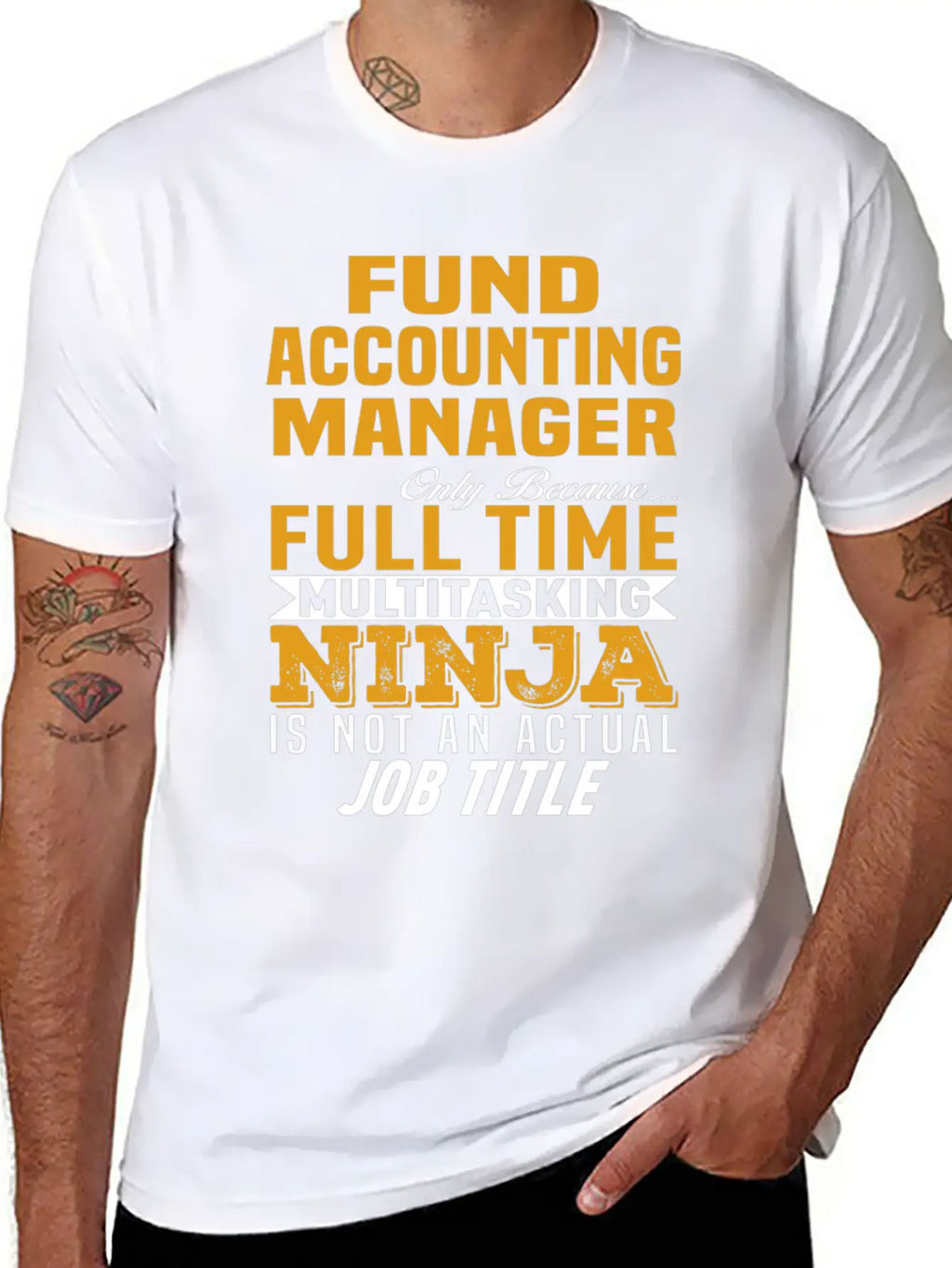 Fund Accounting Manager Unisex Short Sleeve Soft Cotton T-Shirt – Casual Everyday Wear