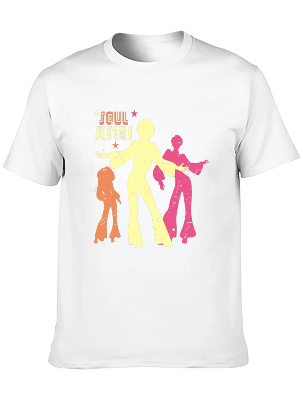 Funk Clothing | Vintage 70s Costume For Soul Music Breathable Soft Cotton T-Shirt – Timeless Casual Look