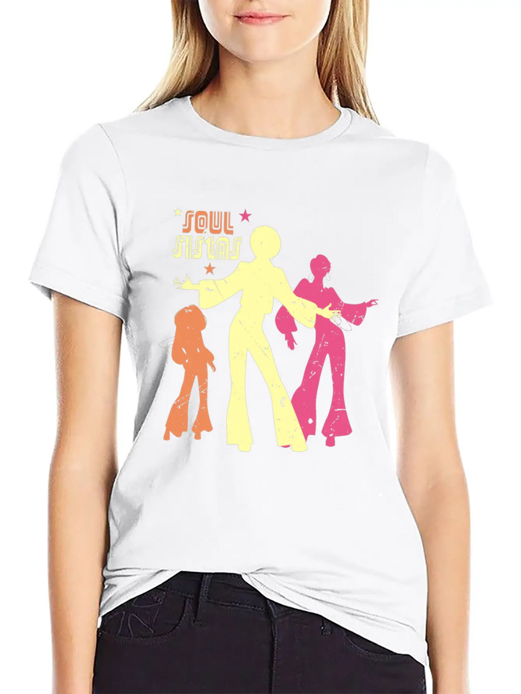 Funk Clothing | Vintage 70s Costume For Soul Music Breathable Soft Cotton T-Shirt – Timeless Casual Look