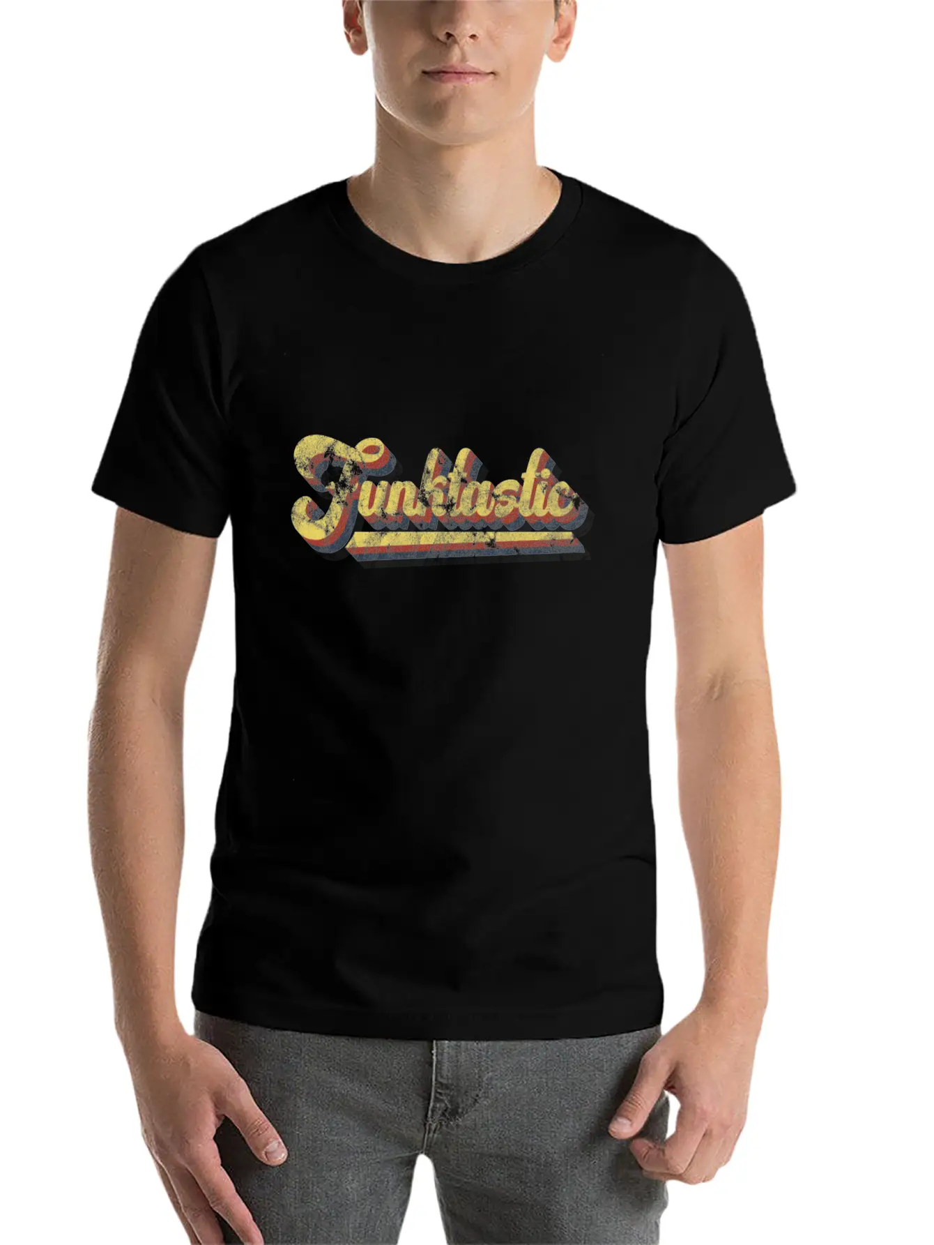 Funk Funky Funktastic Unisex Short Sleeve Soft Cotton T-Shirt – Casual Everyday Wear