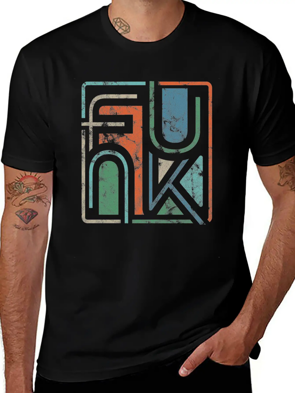 Funk Funky Retro Unisex Casual T-Shirt – Clean Design For Daily Comfort