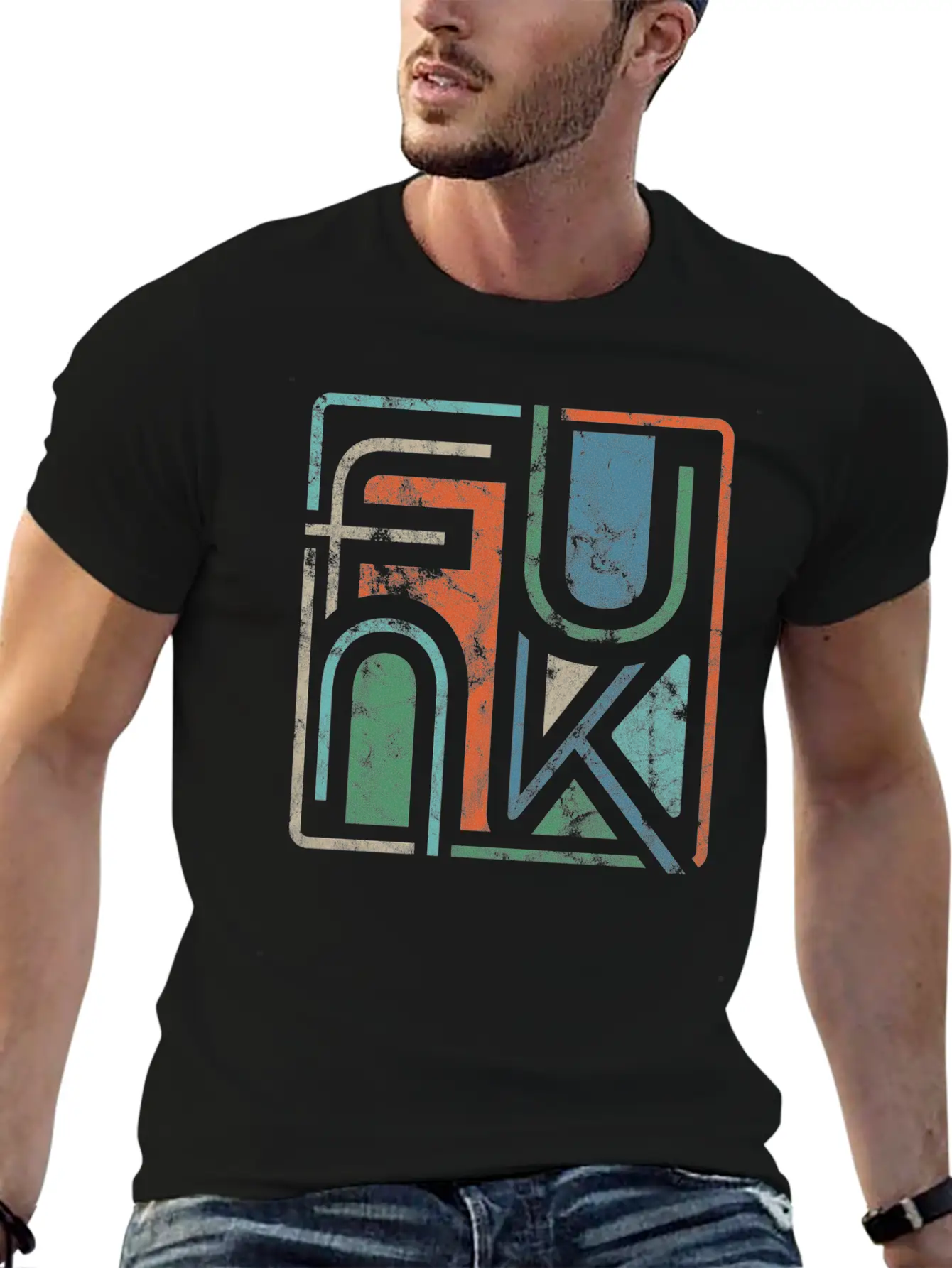 Funk Funky Retro Unisex Casual T-Shirt – Clean Design For Daily Comfort