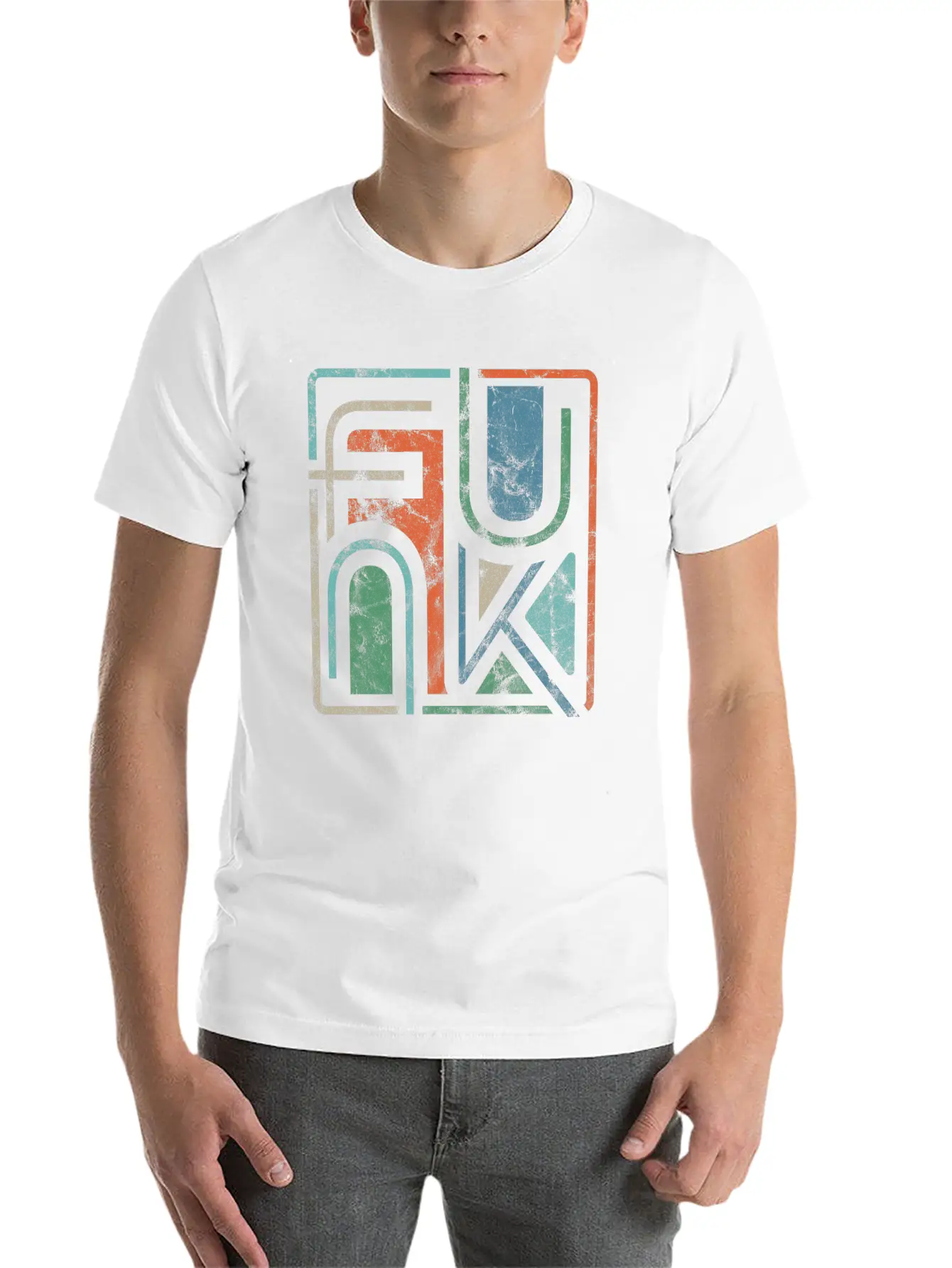 Funk Funky Retro Unisex Casual T-Shirt – Clean Design For Daily Comfort
