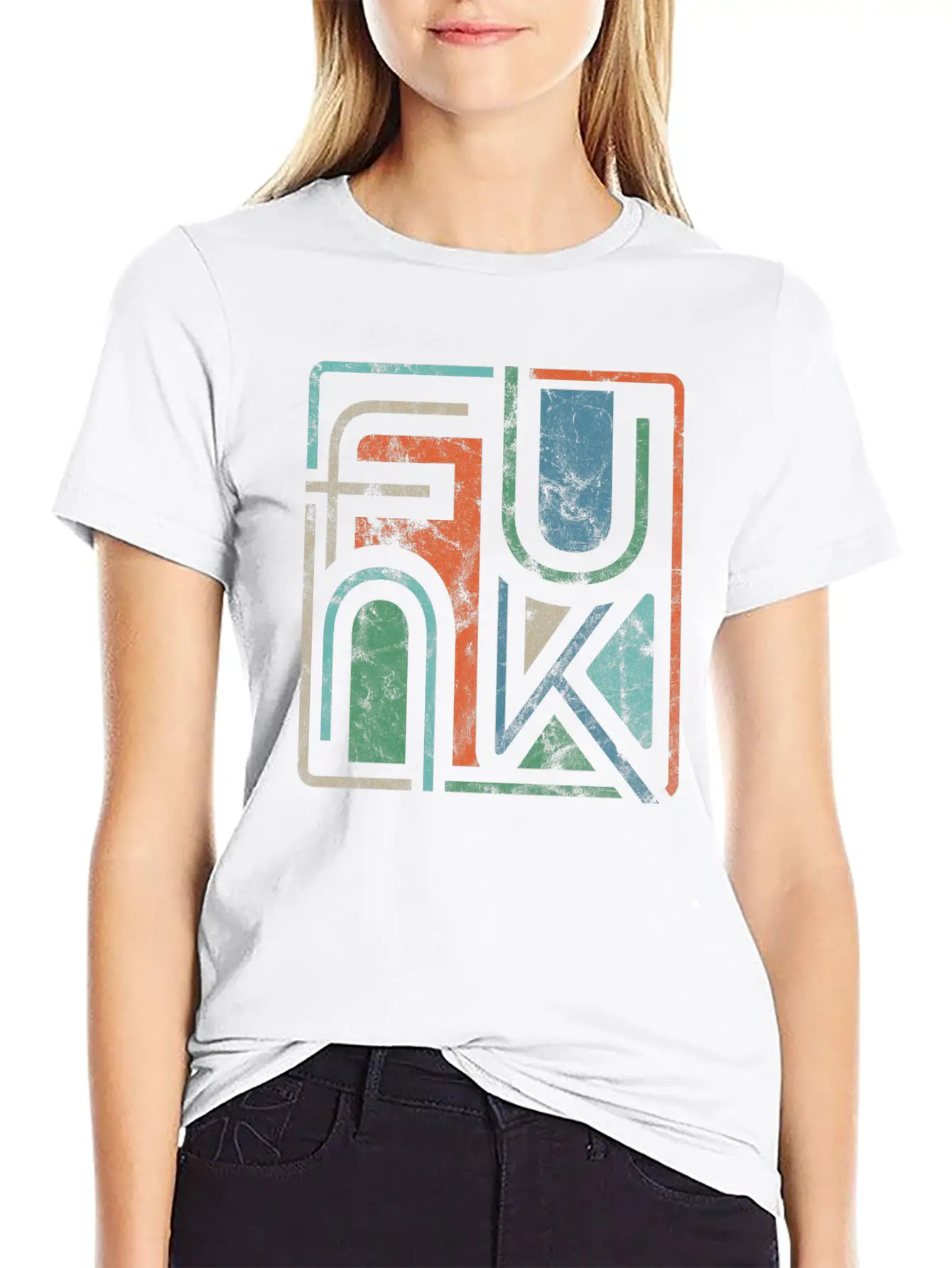 Funk Funky Retro Unisex Casual T-Shirt – Clean Design For Daily Comfort