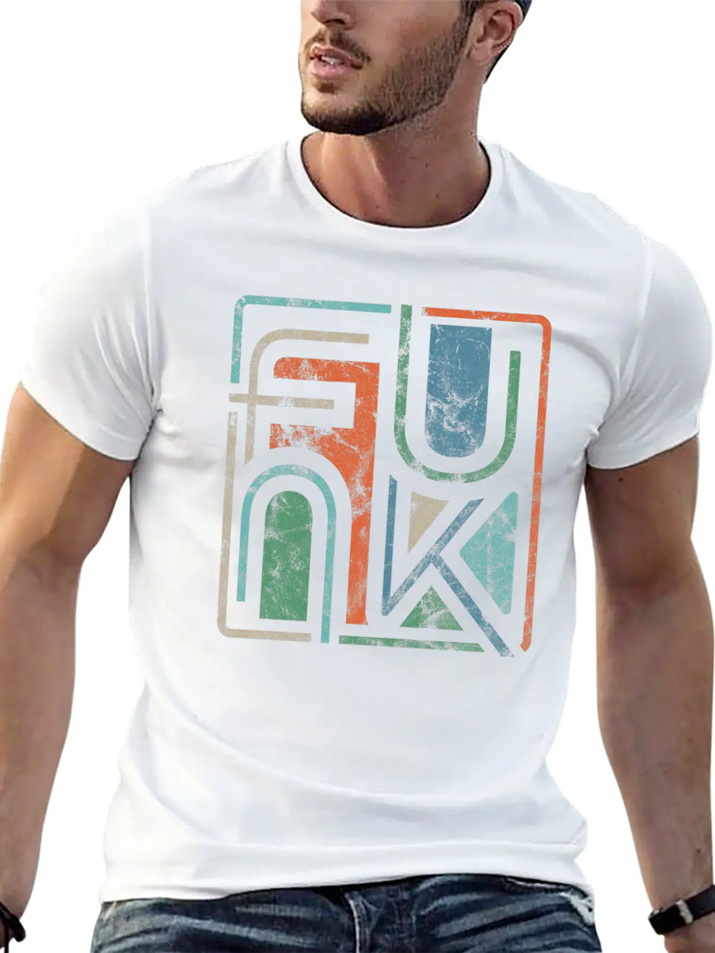 Funk Funky Retro Unisex Casual T-Shirt – Clean Design For Daily Comfort