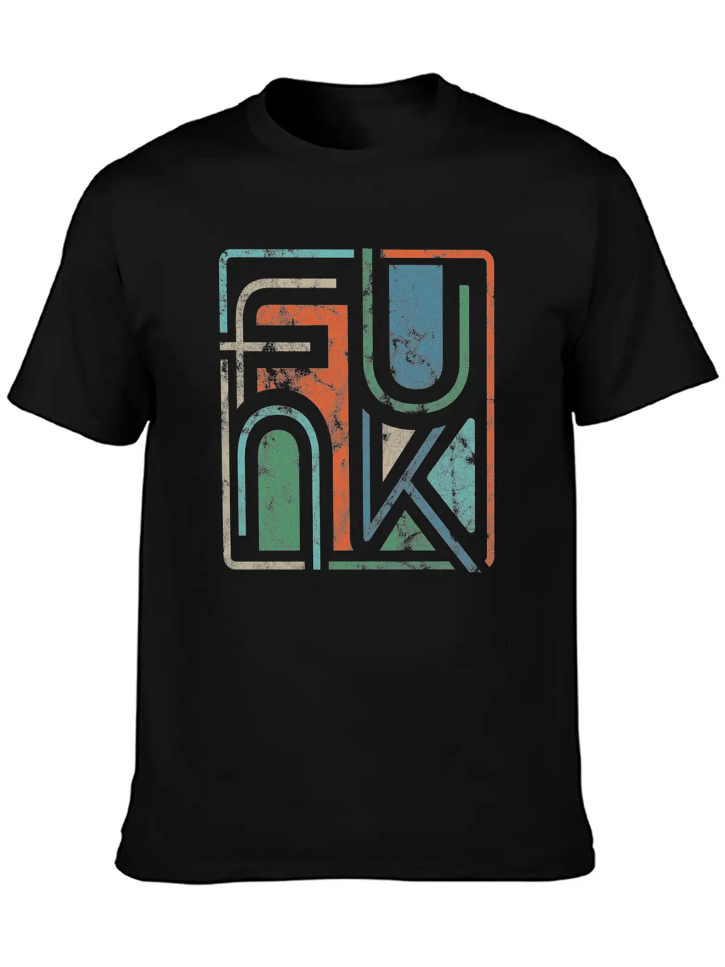 Funk Funky Retro Unisex Casual T-Shirt – Clean Design For Daily Comfort
