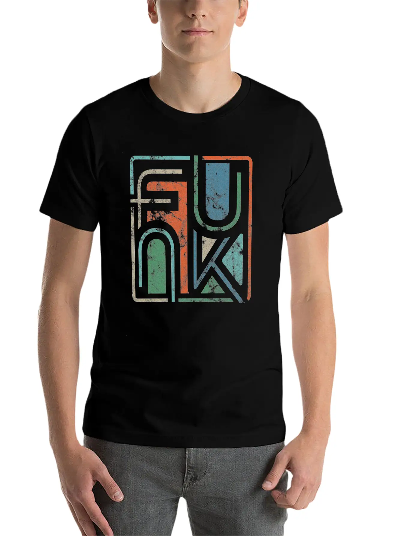 Funk Funky Retro Unisex Casual T-Shirt – Clean Design For Daily Comfort