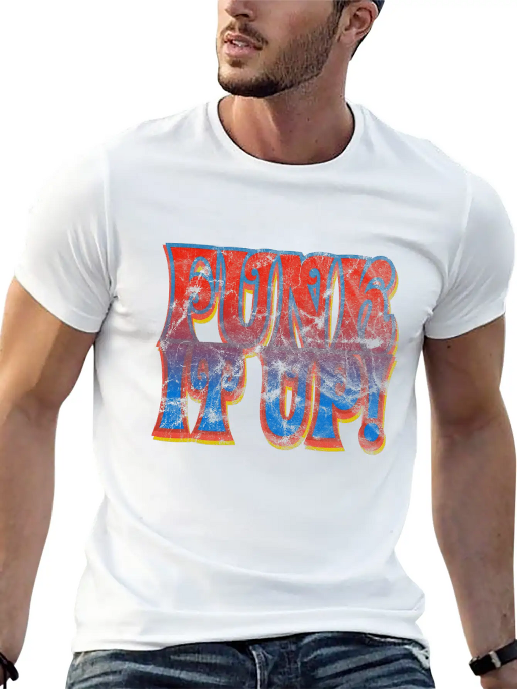 Funk It Up Classic Fit Graphic Tee For Daily Comfort – Unisex Cotton Shirt