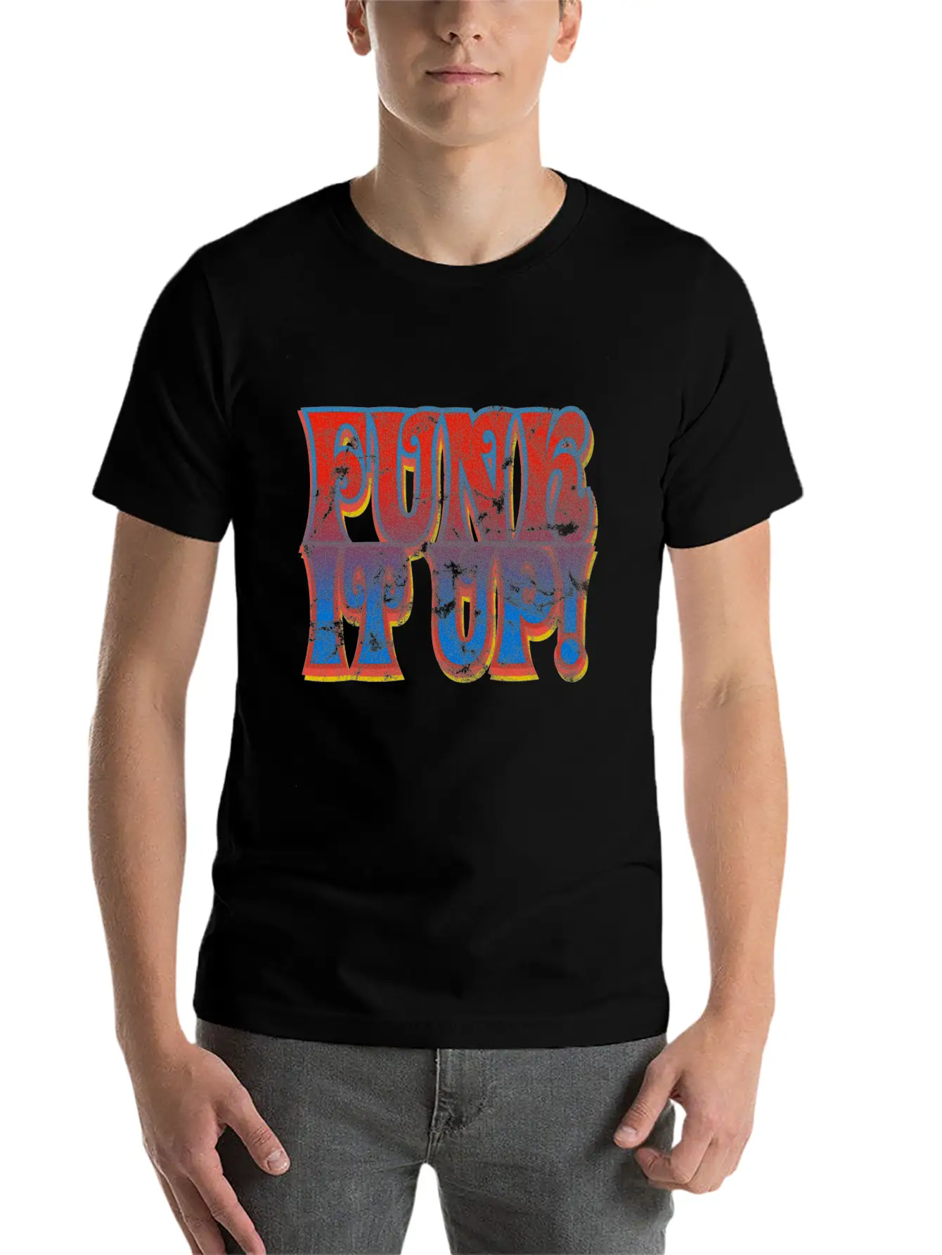 Funk It Up Classic Fit Graphic Tee For Daily Comfort – Unisex Cotton Shirt