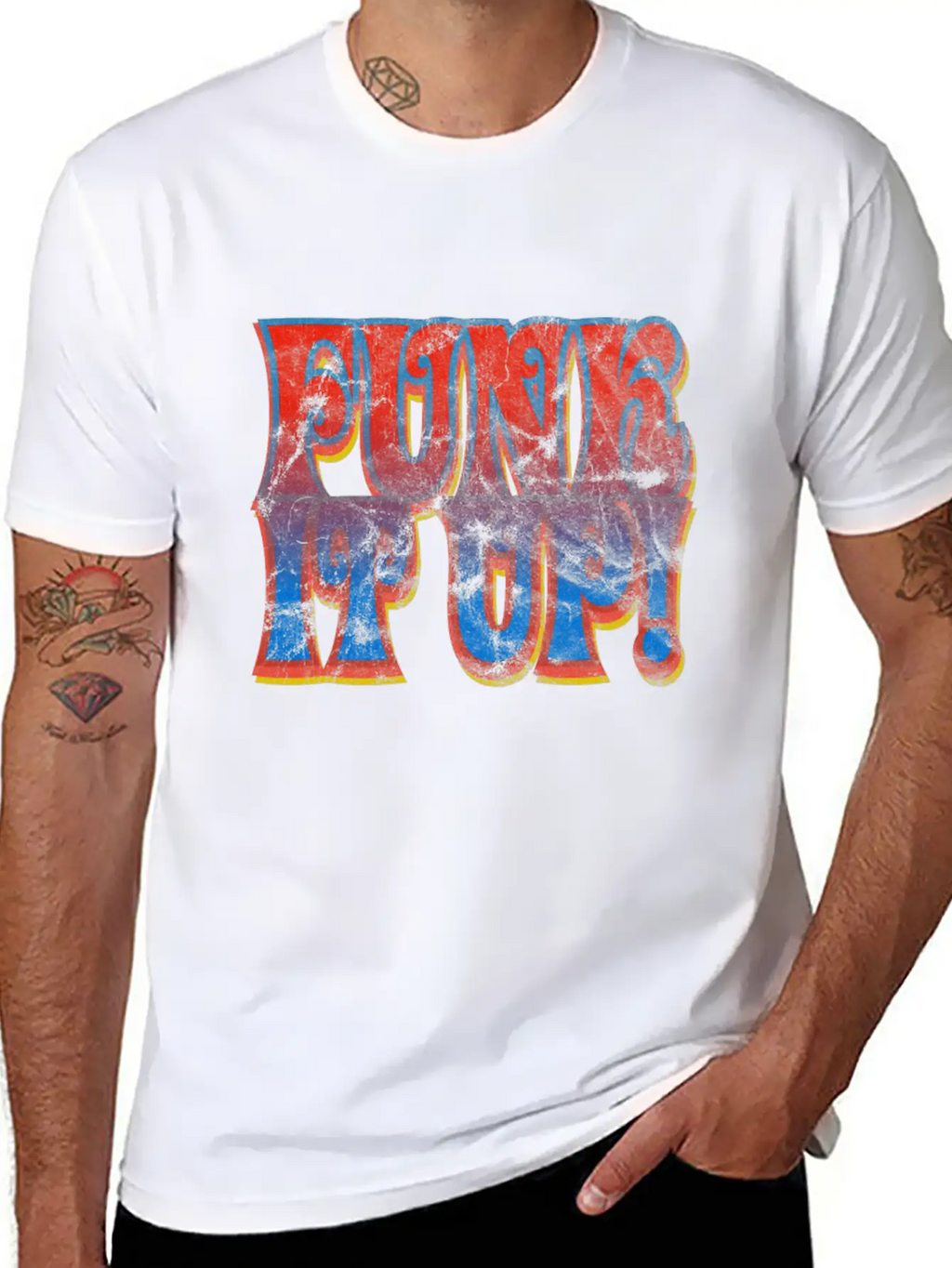 Funk It Up Classic Fit Graphic Tee For Daily Comfort – Unisex Cotton Shirt