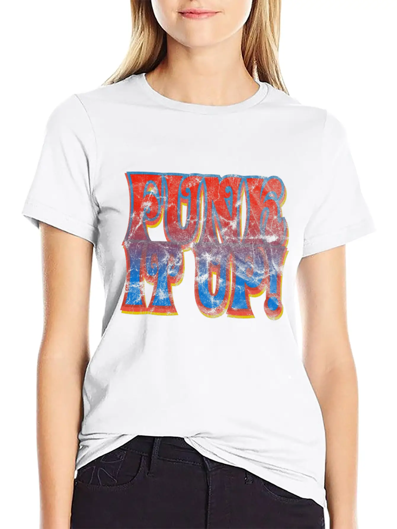 Funk It Up Classic Fit Graphic Tee For Daily Comfort – Unisex Cotton Shirt