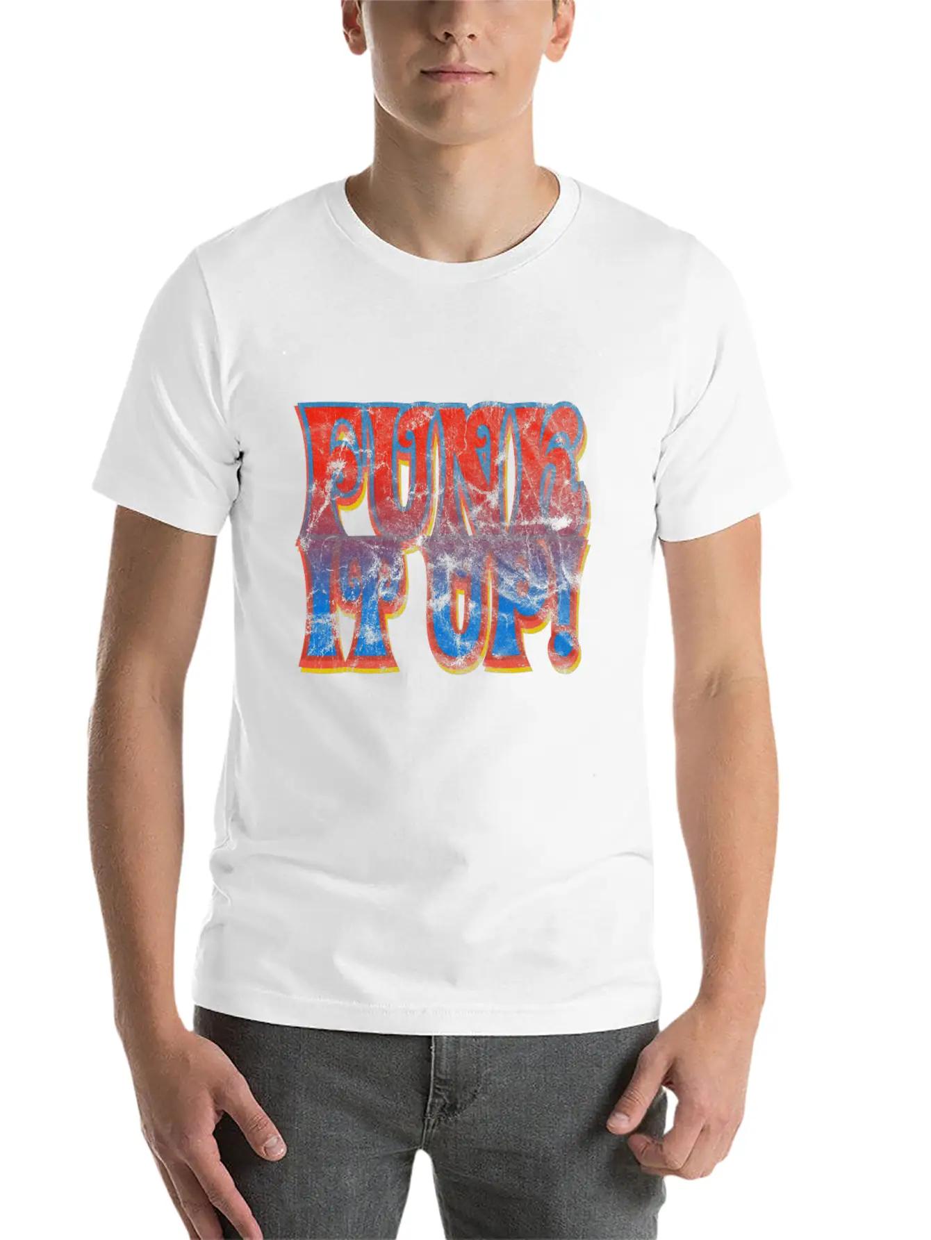 Funk It Up Classic Fit Graphic Tee For Daily Comfort – Unisex Cotton Shirt