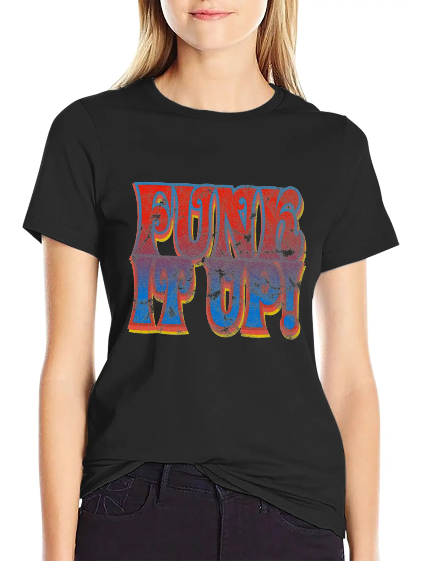 Funk It Up Classic Fit Graphic Tee For Daily Comfort – Unisex Cotton Shirt