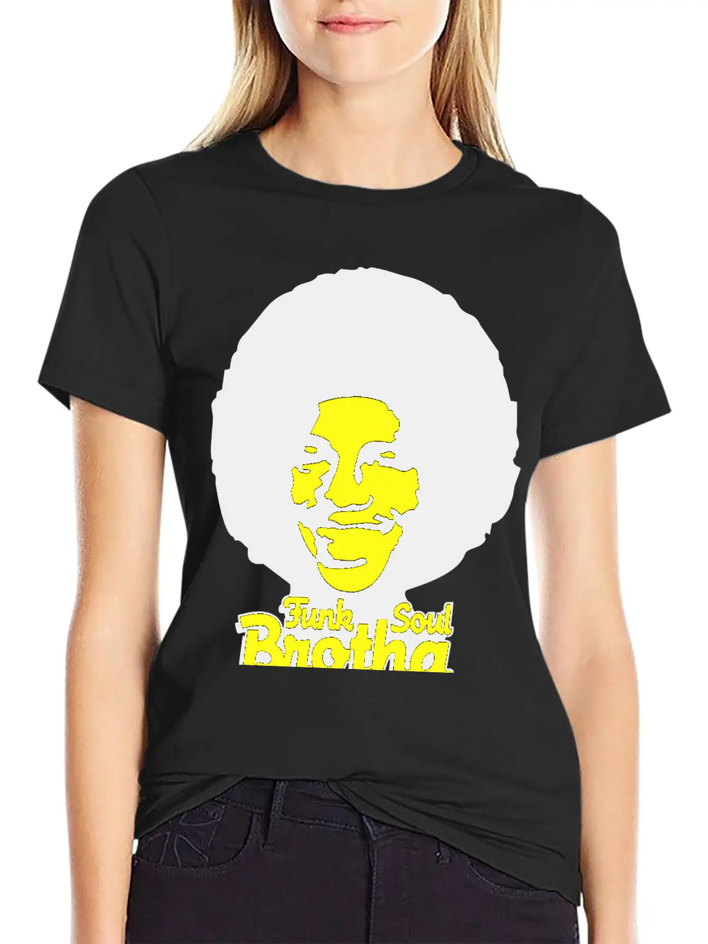 Funk_soul_brotha_2c Stylish Everyday T-Shirt – Unisex Basic Cotton Tee
