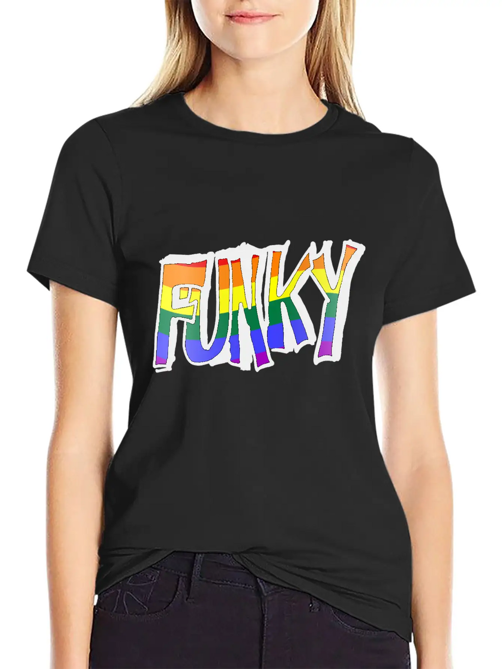 Funky Holographic Breathable Graphic T-Shirt – Perfect For Casual Days