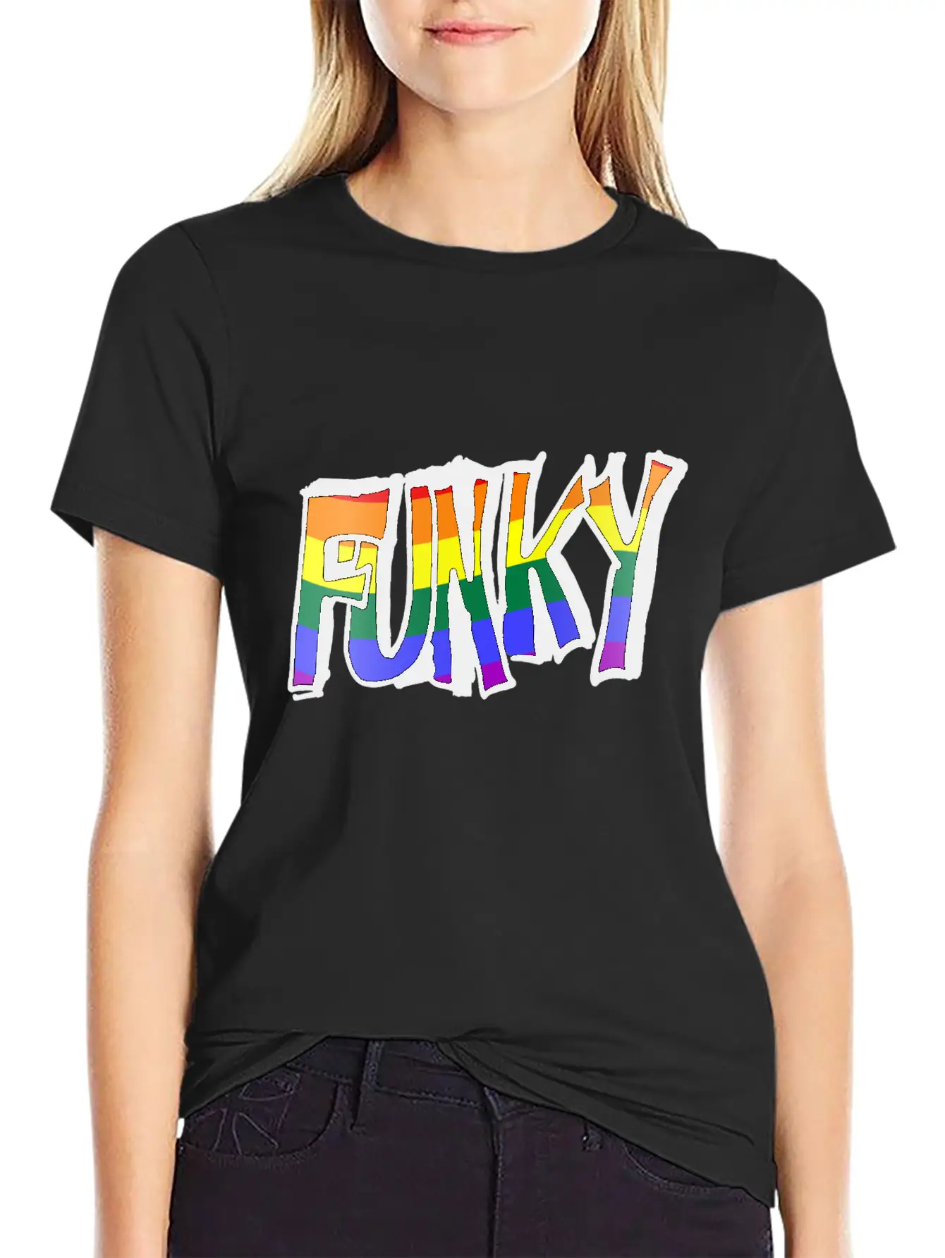 Funky Holographic Breathable Graphic T-Shirt – Perfect For Casual Days