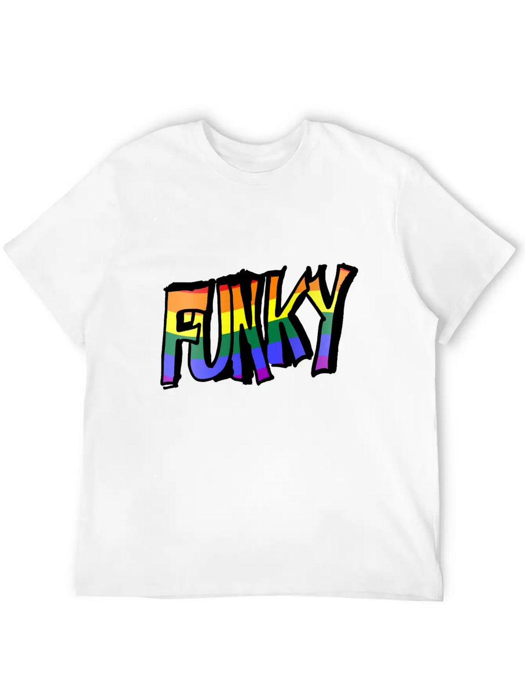 Funky Holographic Breathable Graphic T-Shirt – Perfect For Casual Days