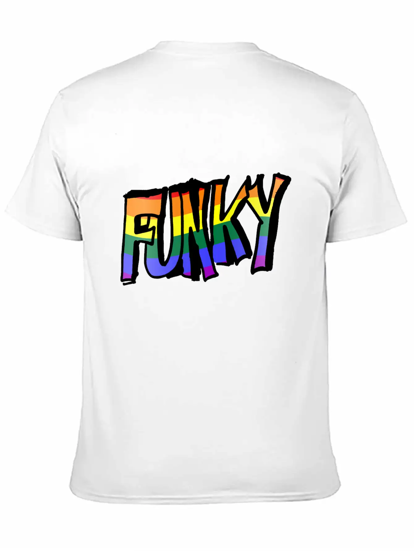 Funky Holographic Breathable Graphic T-Shirt – Perfect For Casual Days