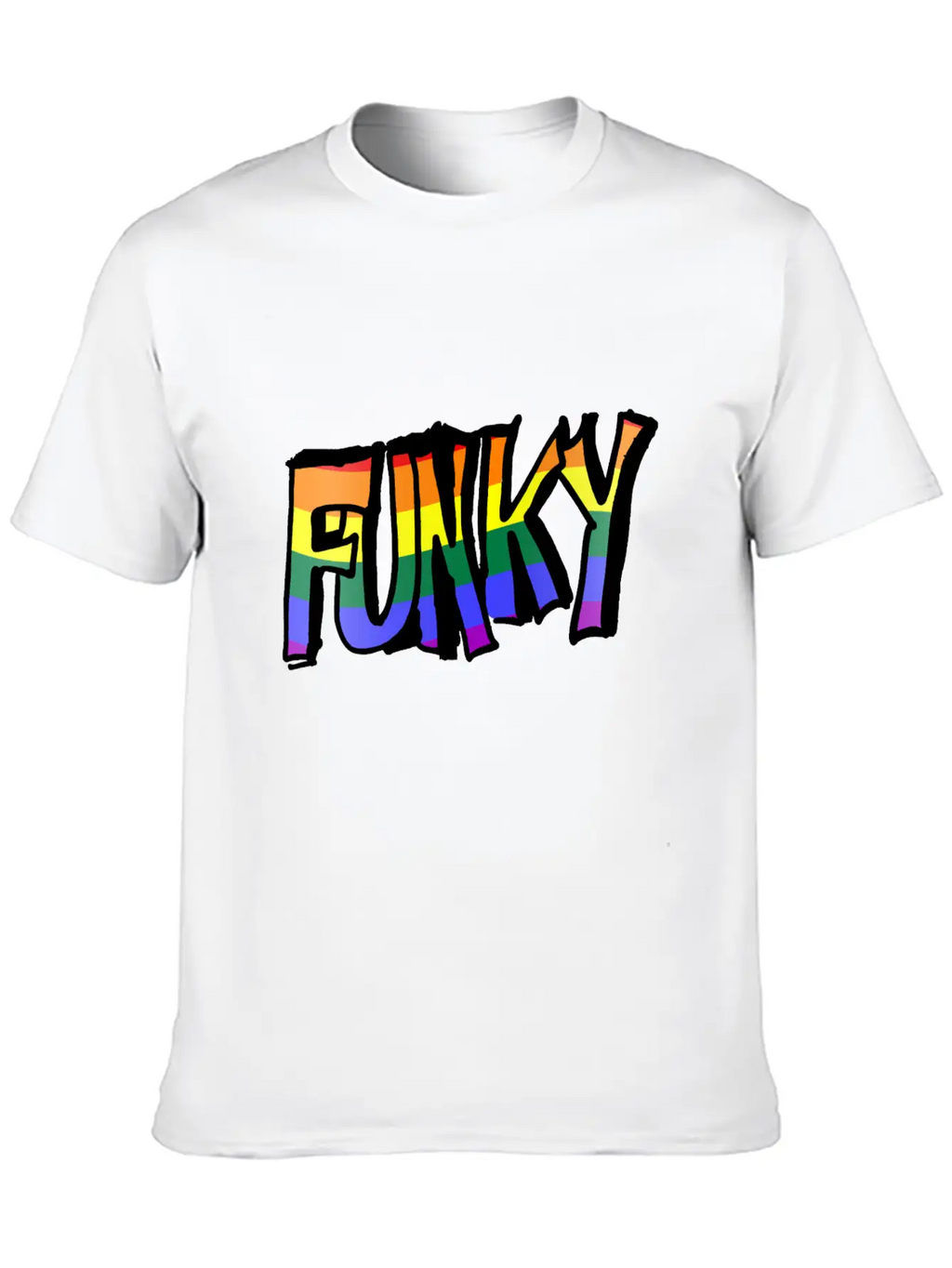 Funky Holographic Breathable Graphic T-Shirt – Perfect For Casual Days