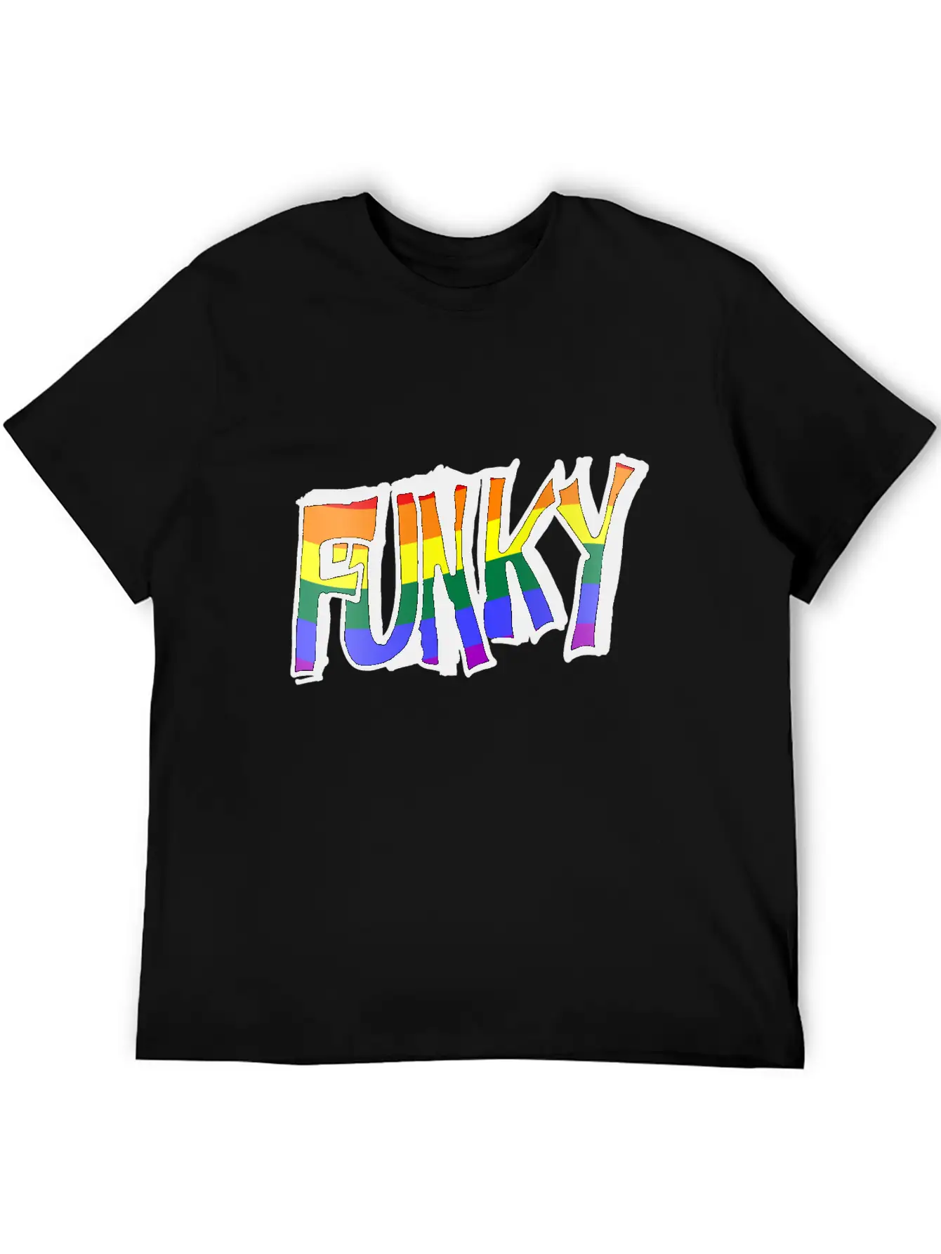 Funky Holographic Breathable Graphic T-Shirt – Perfect For Casual Days