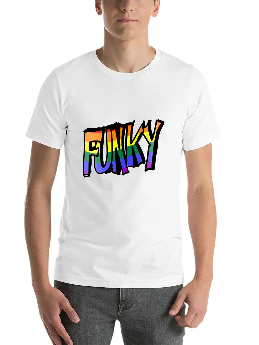 Funky Holographic Breathable Graphic T-Shirt – Perfect For Casual Days
