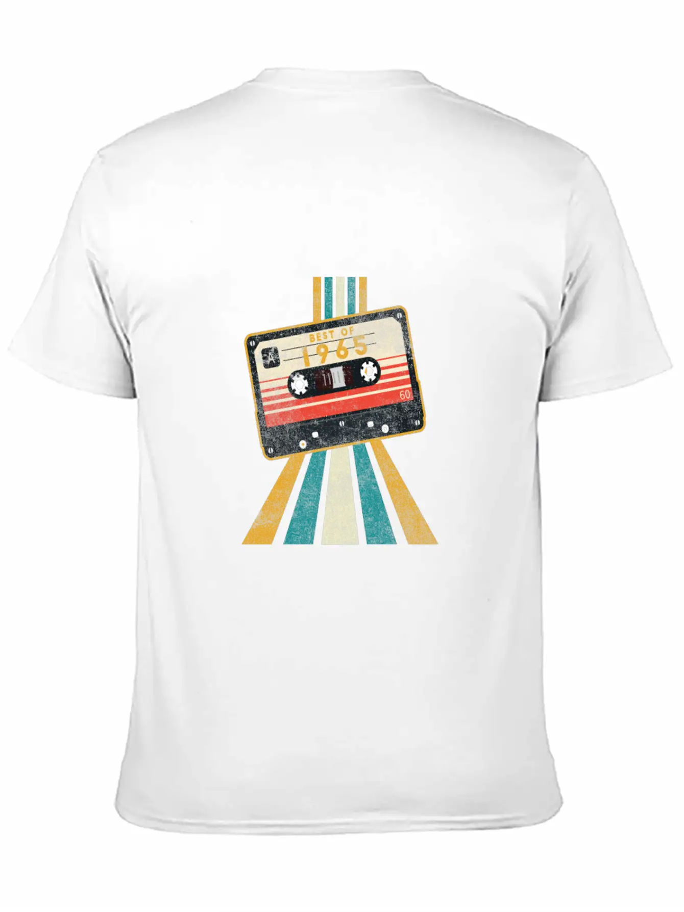 Funky Souls Retro Vintage Best Of 1965 Tape Essential Cotton Tee For Daily Outfits – Unisex Style