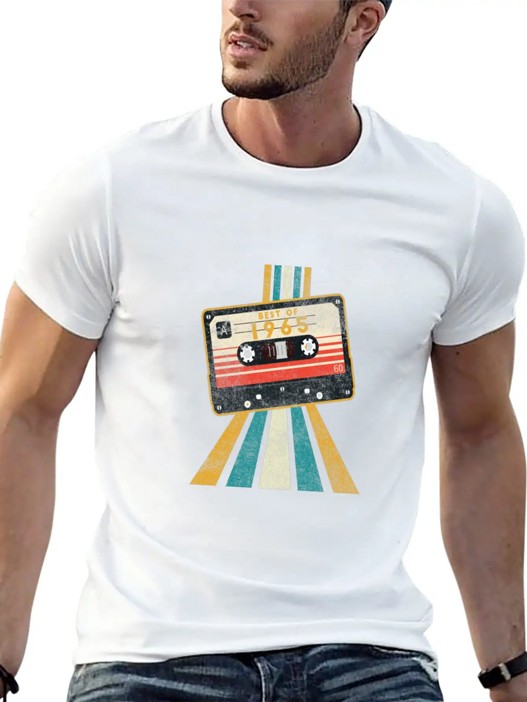 Funky Souls Retro Vintage Best Of 1965 Tape Essential Cotton Tee For Daily Outfits – Unisex Style