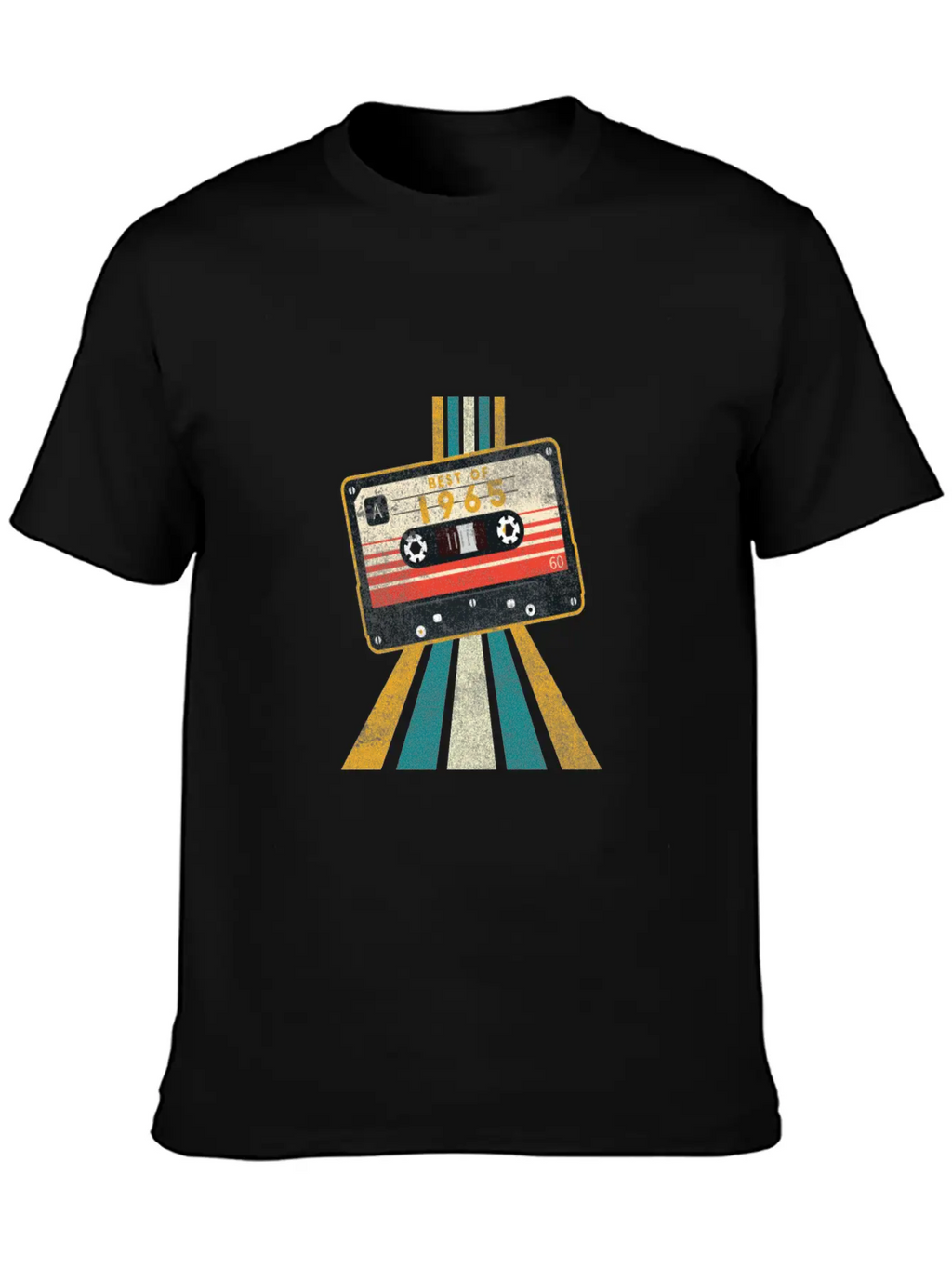 Funky Souls Retro Vintage Best Of 1965 Tape Essential Cotton Tee For Daily Outfits – Unisex Style